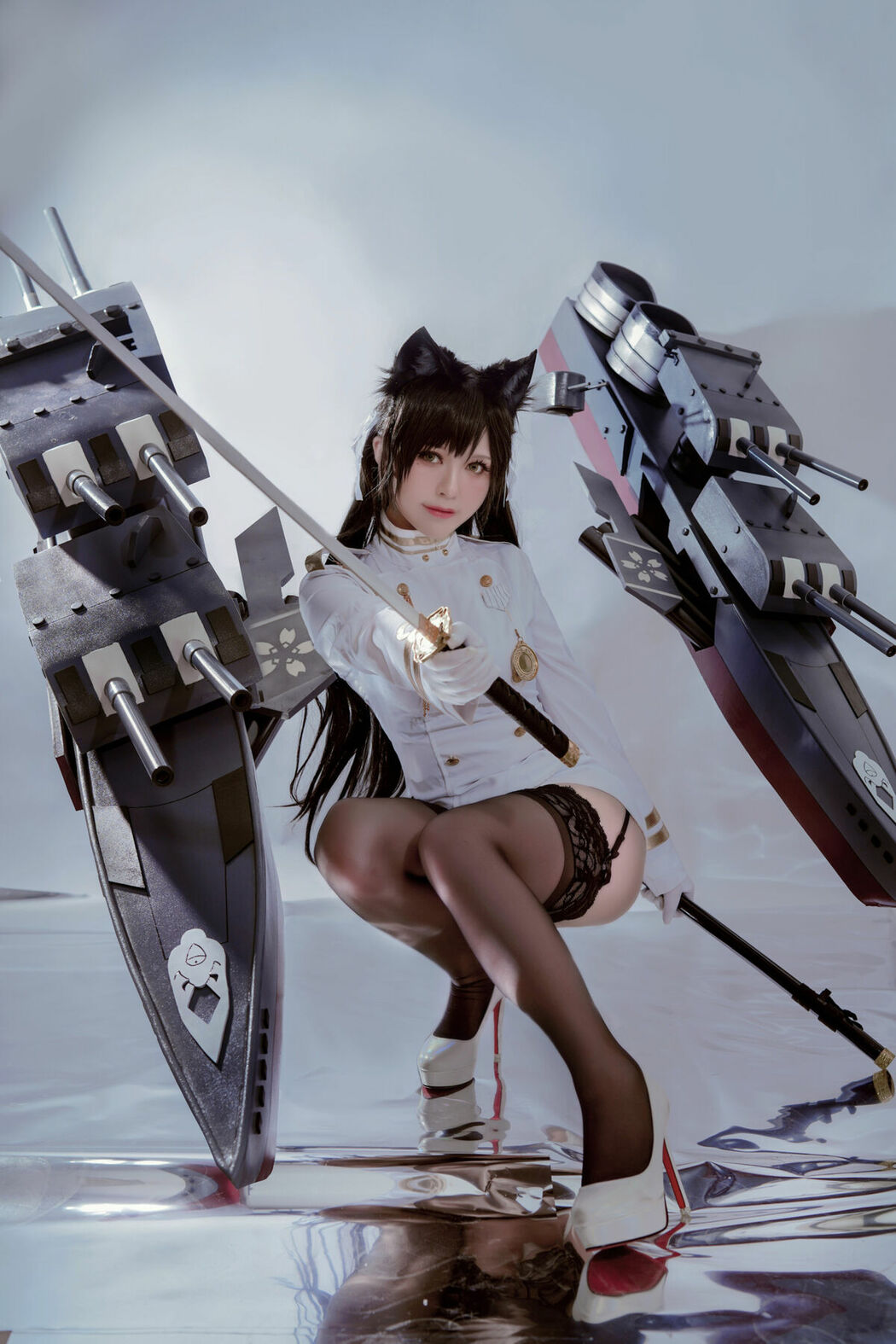 Coser@半半子 – 爱宕 (46P)