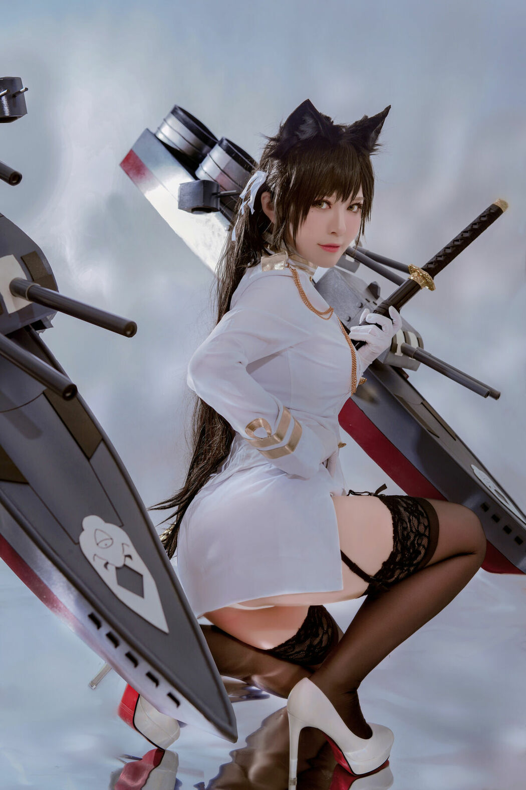 Coser@半半子 – 爱宕 (46P)