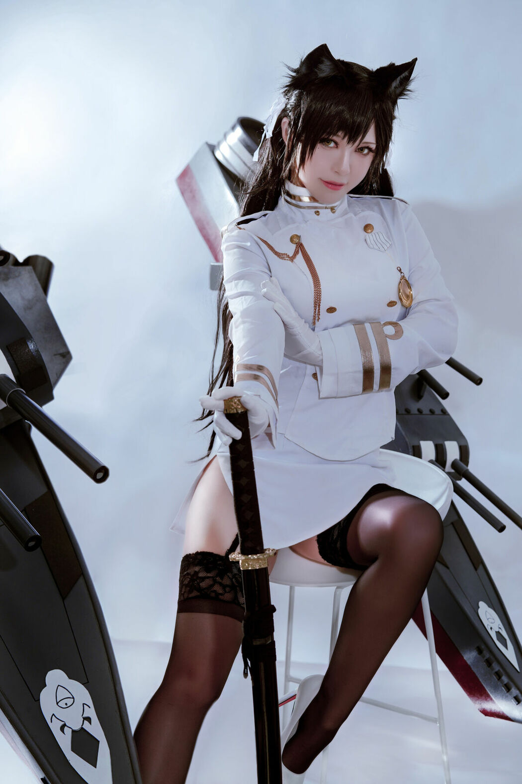 Coser@半半子 – 爱宕 (46P)