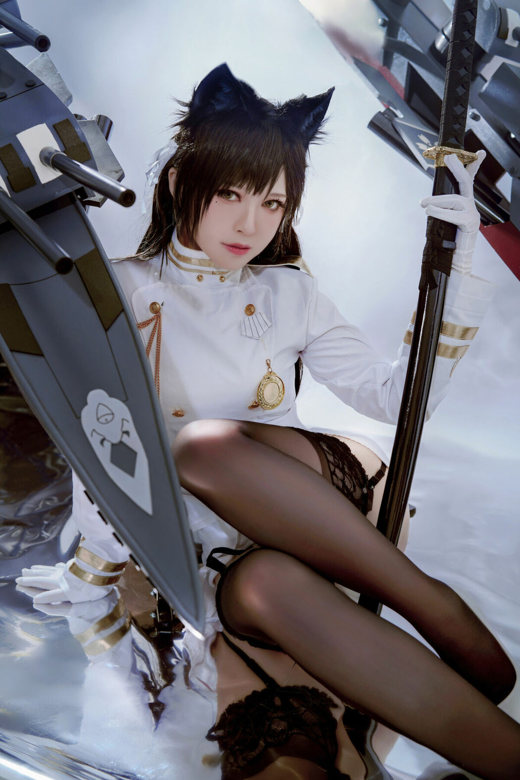 Coser@半半子 – 爱宕 (46P)