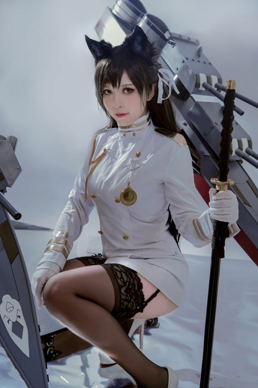 Coser@半半子 – 爱宕 (46P)