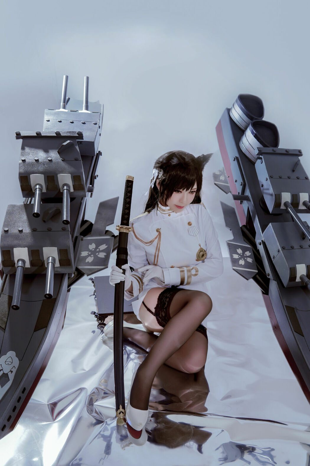 Coser@半半子 – 爱宕 (46P)