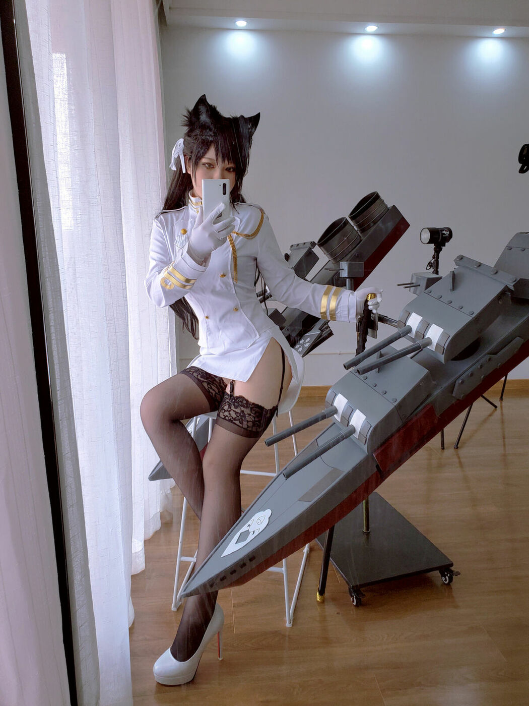 Coser@半半子 – 爱宕 (46P)