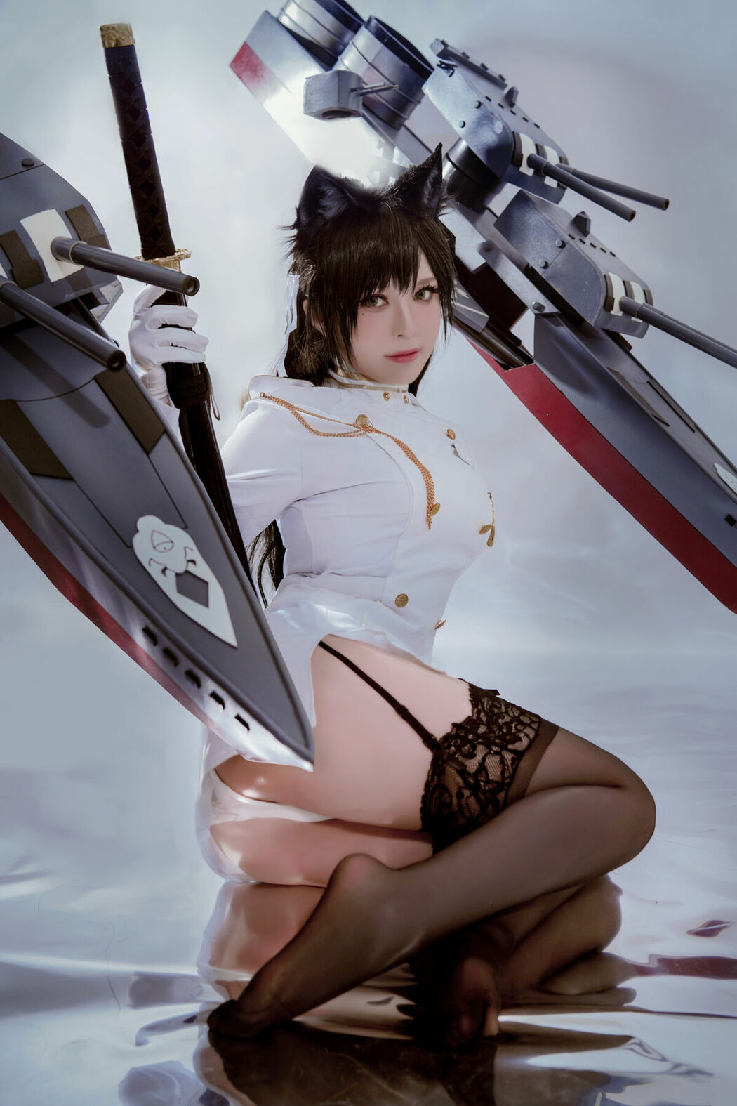 Coser@半半子 – 爱宕 (46P)