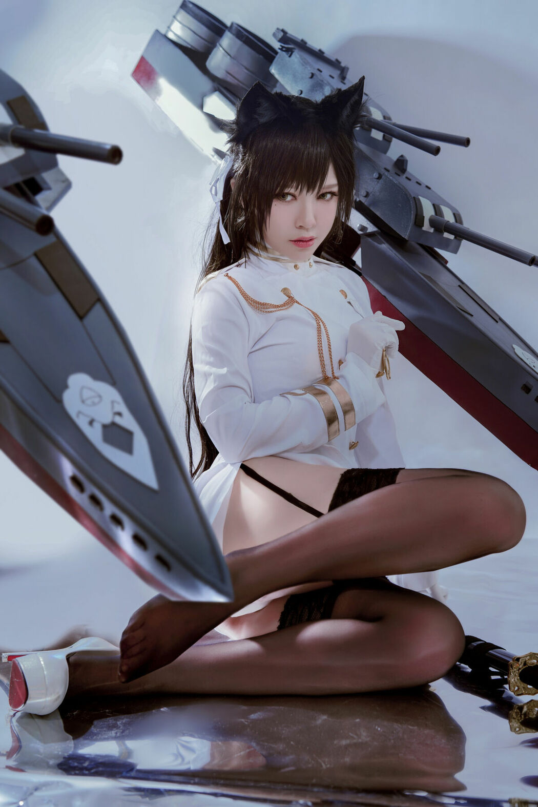 Coser@半半子 – 爱宕 (46P)