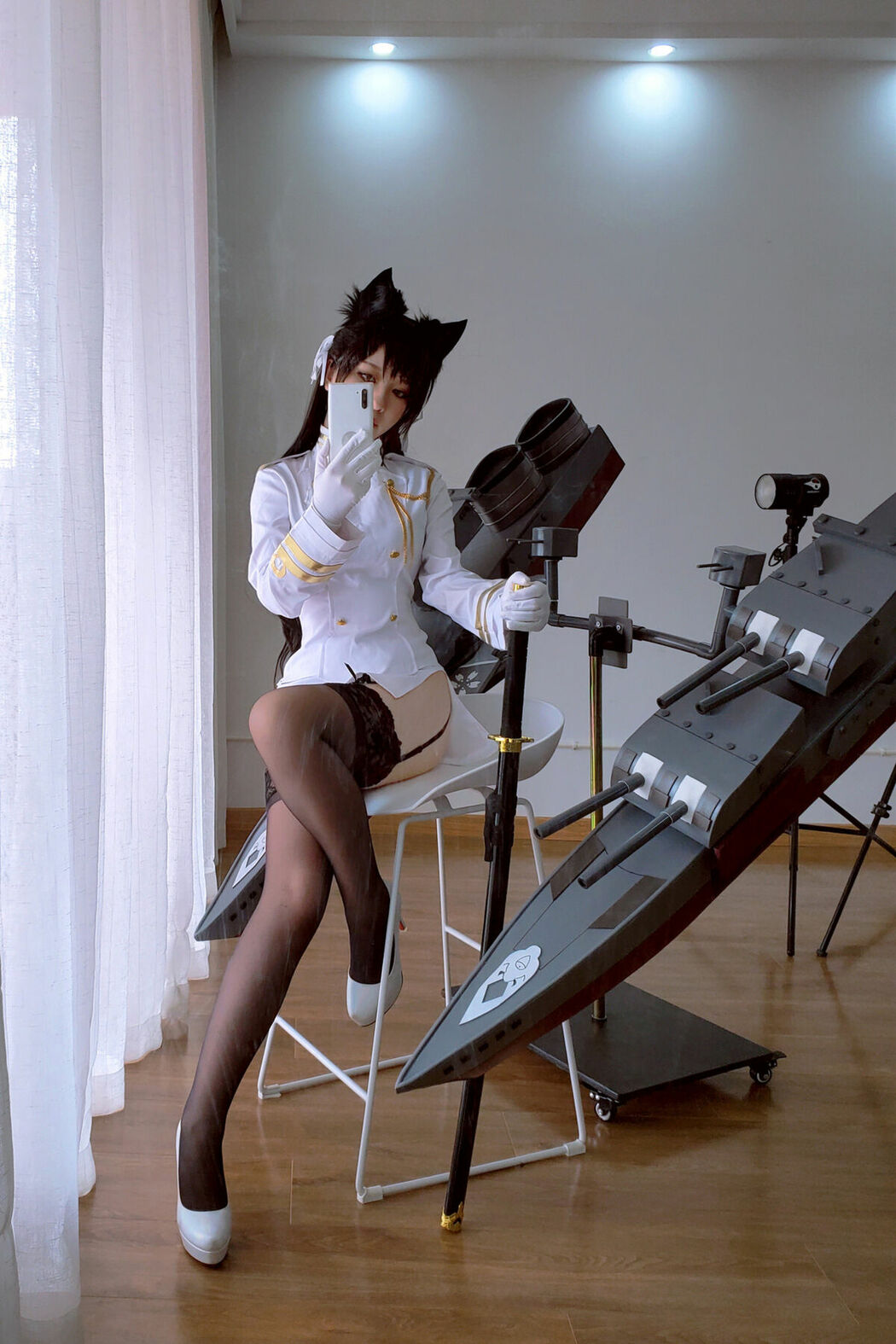 Coser@半半子 – 爱宕 (46P)