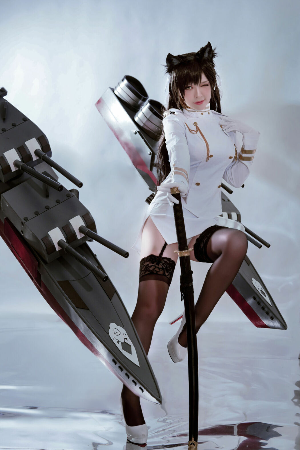 Coser@半半子 – 爱宕 (46P)