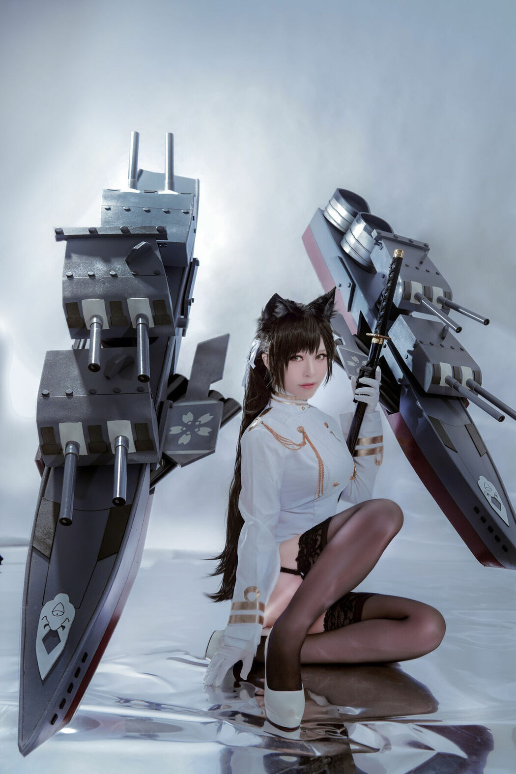 Coser@半半子 – 爱宕 (46P)