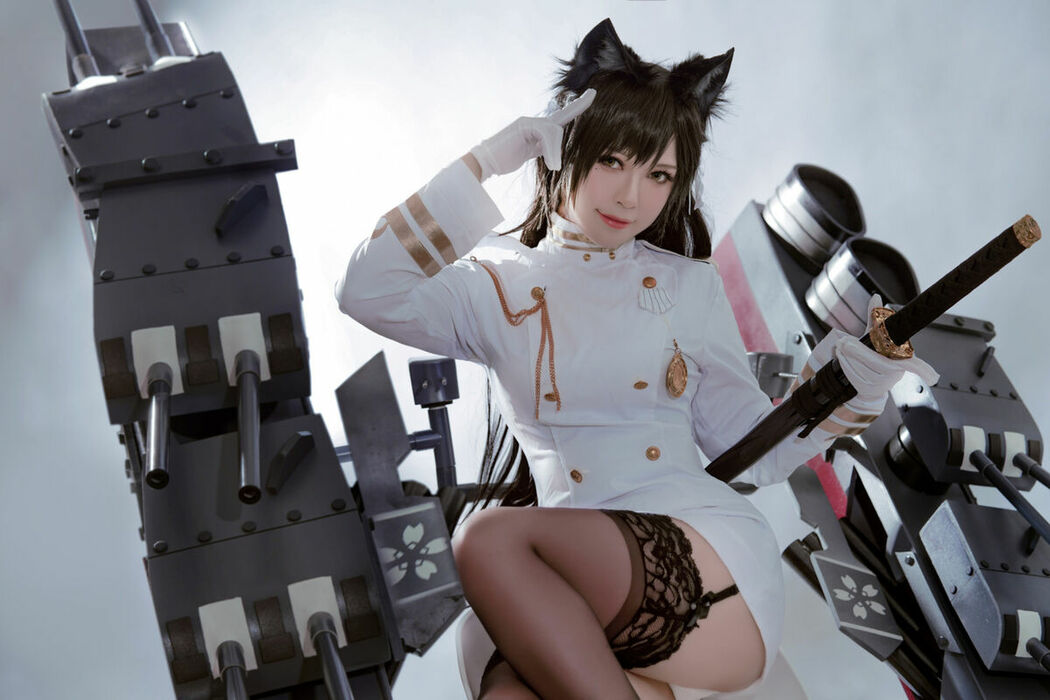 Coser@半半子 – 爱宕 (46P)