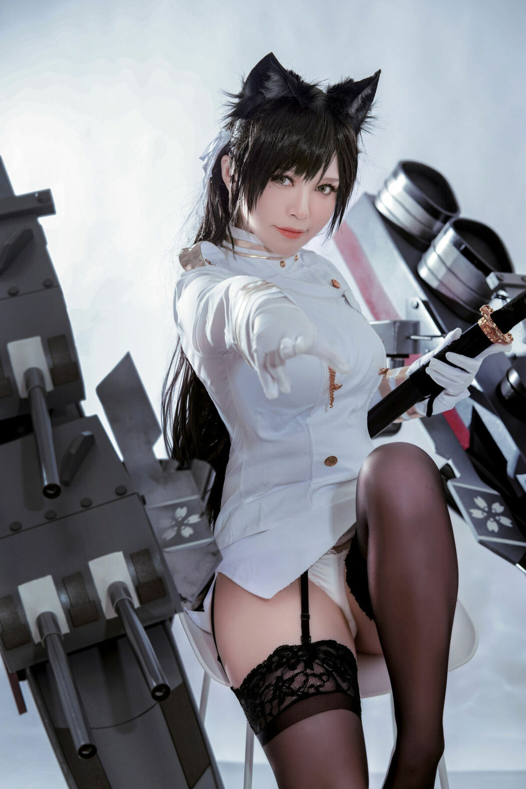 Coser@半半子 – 爱宕 (46P)