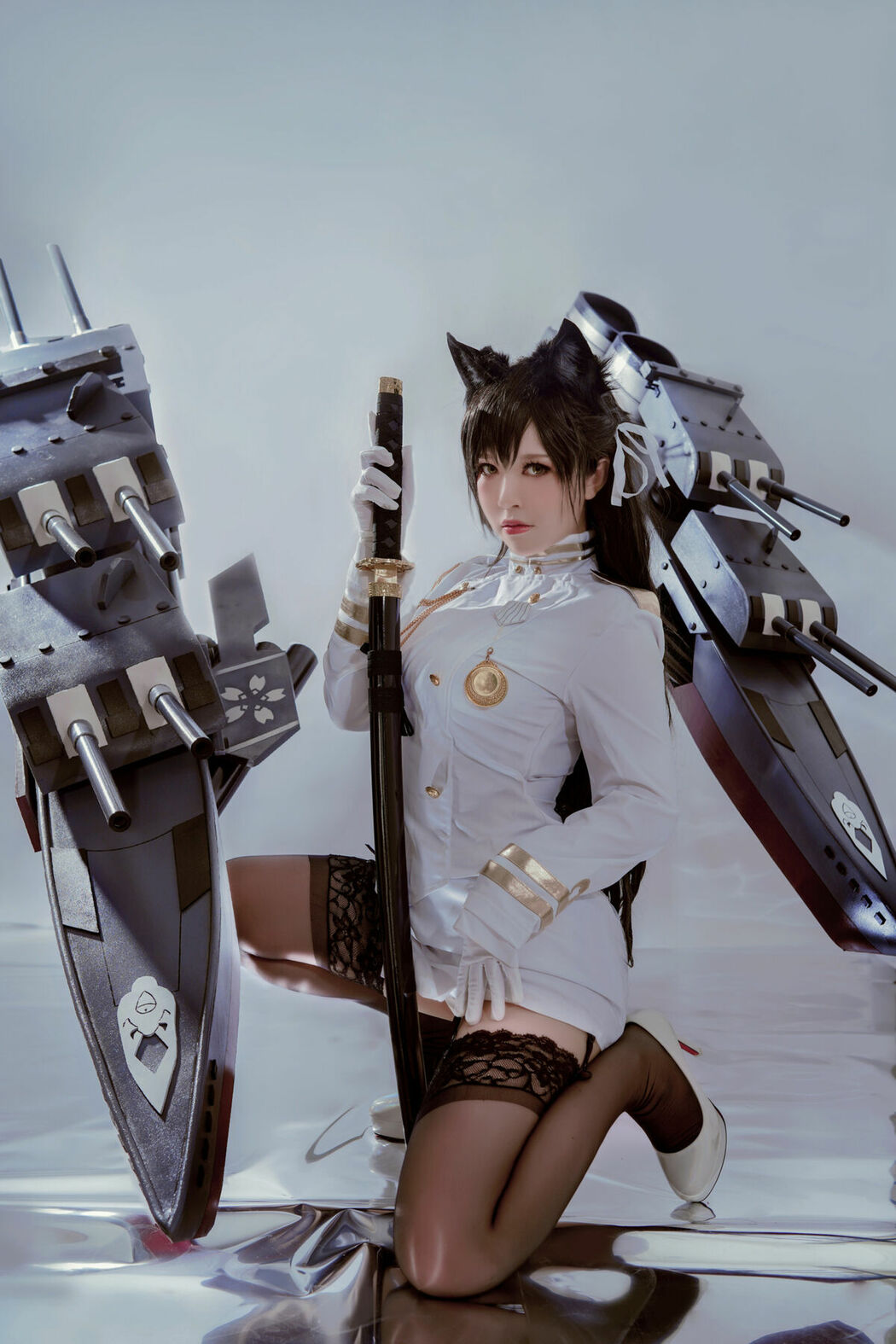 Coser@半半子 – 爱宕 (46P)