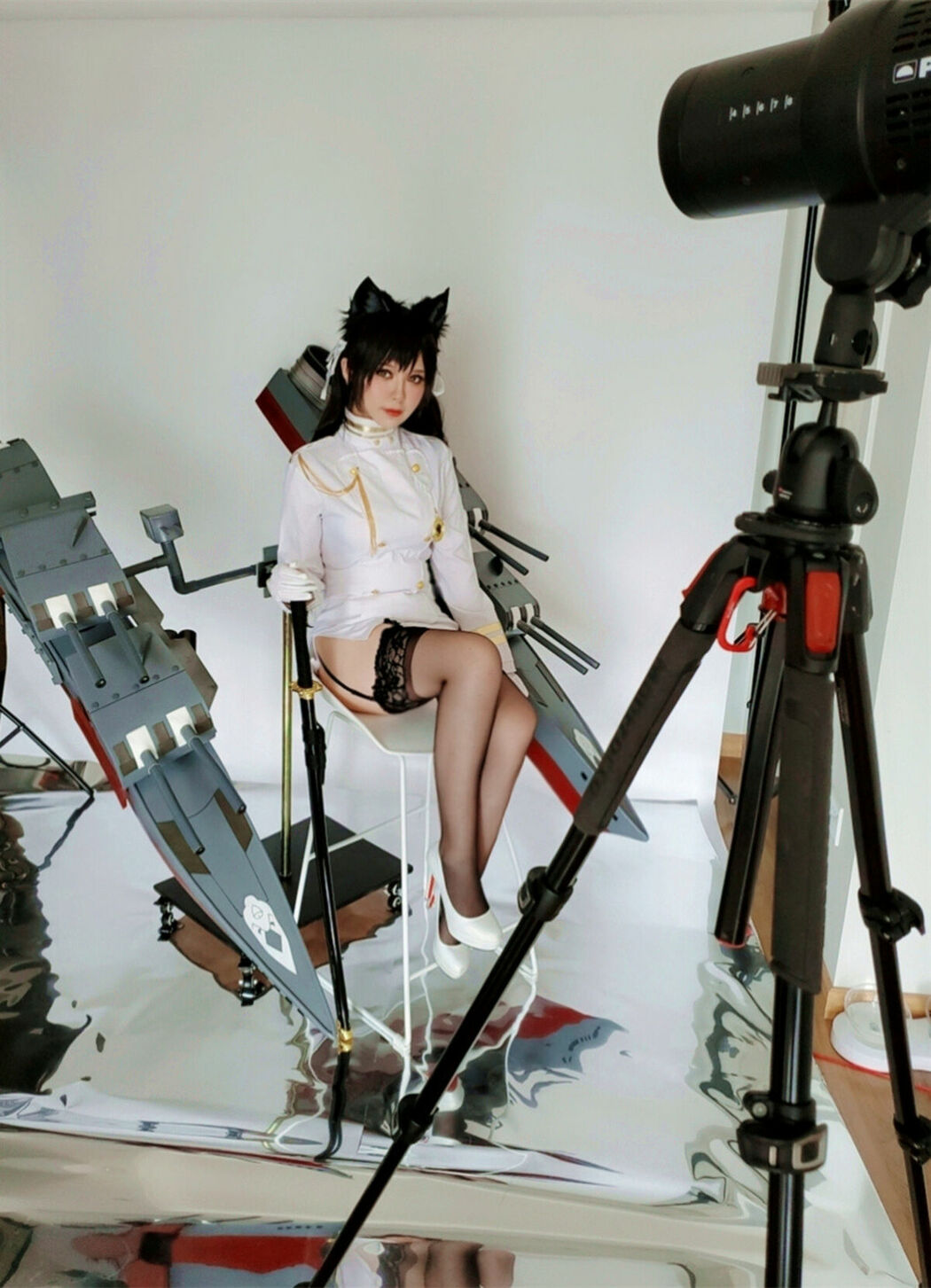 Coser@半半子 – 爱宕 (46P)