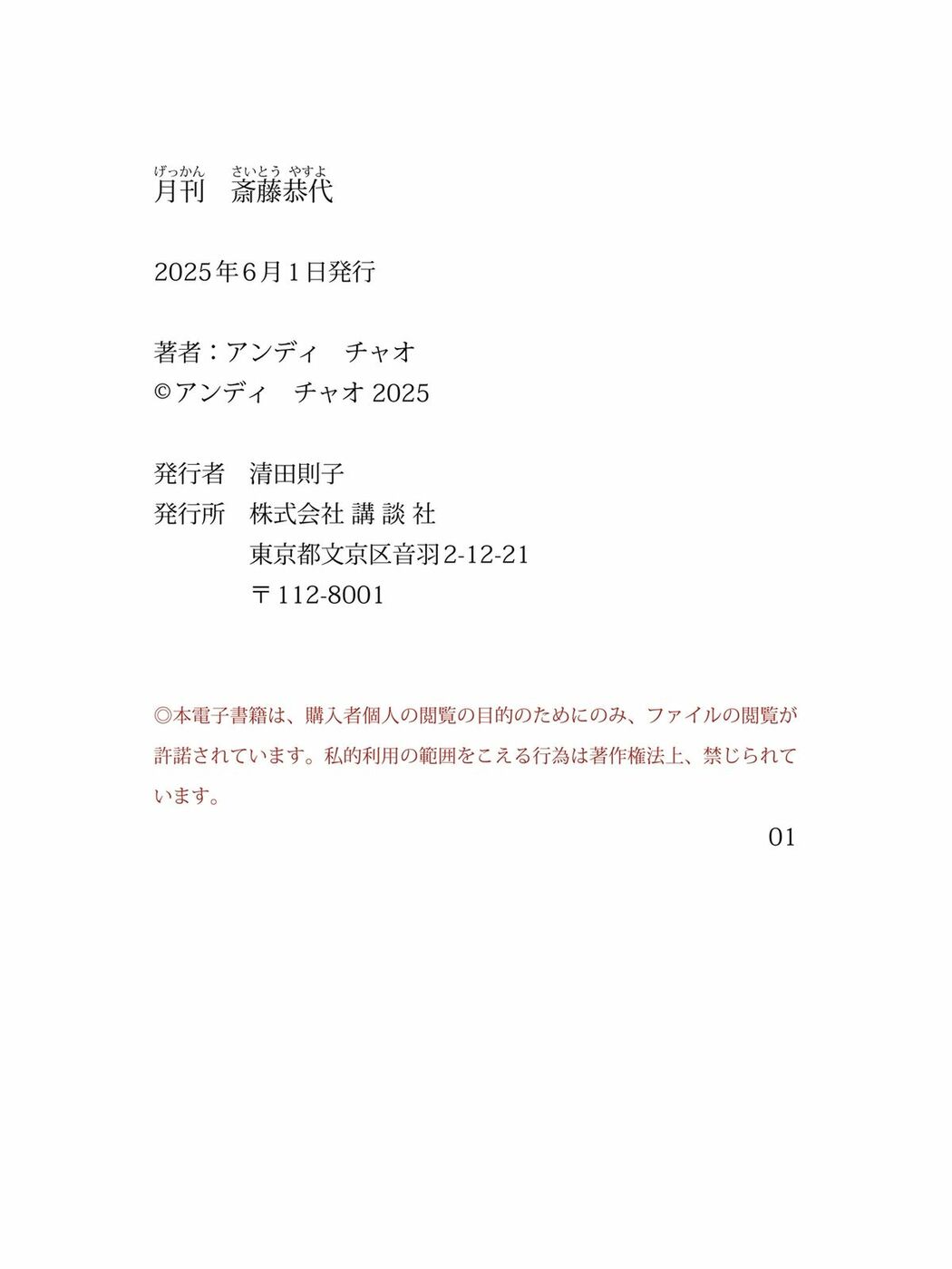 JP Saito Yasuyo 斎藤恭代 – Monthly 月刊 Part02 (63P)
