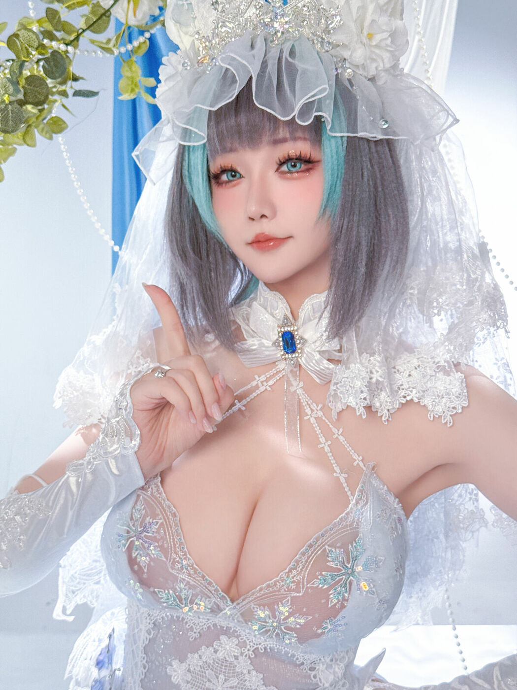 Coser@星之迟迟Hoshilily – 碧蓝航线 柴郡 (45P)