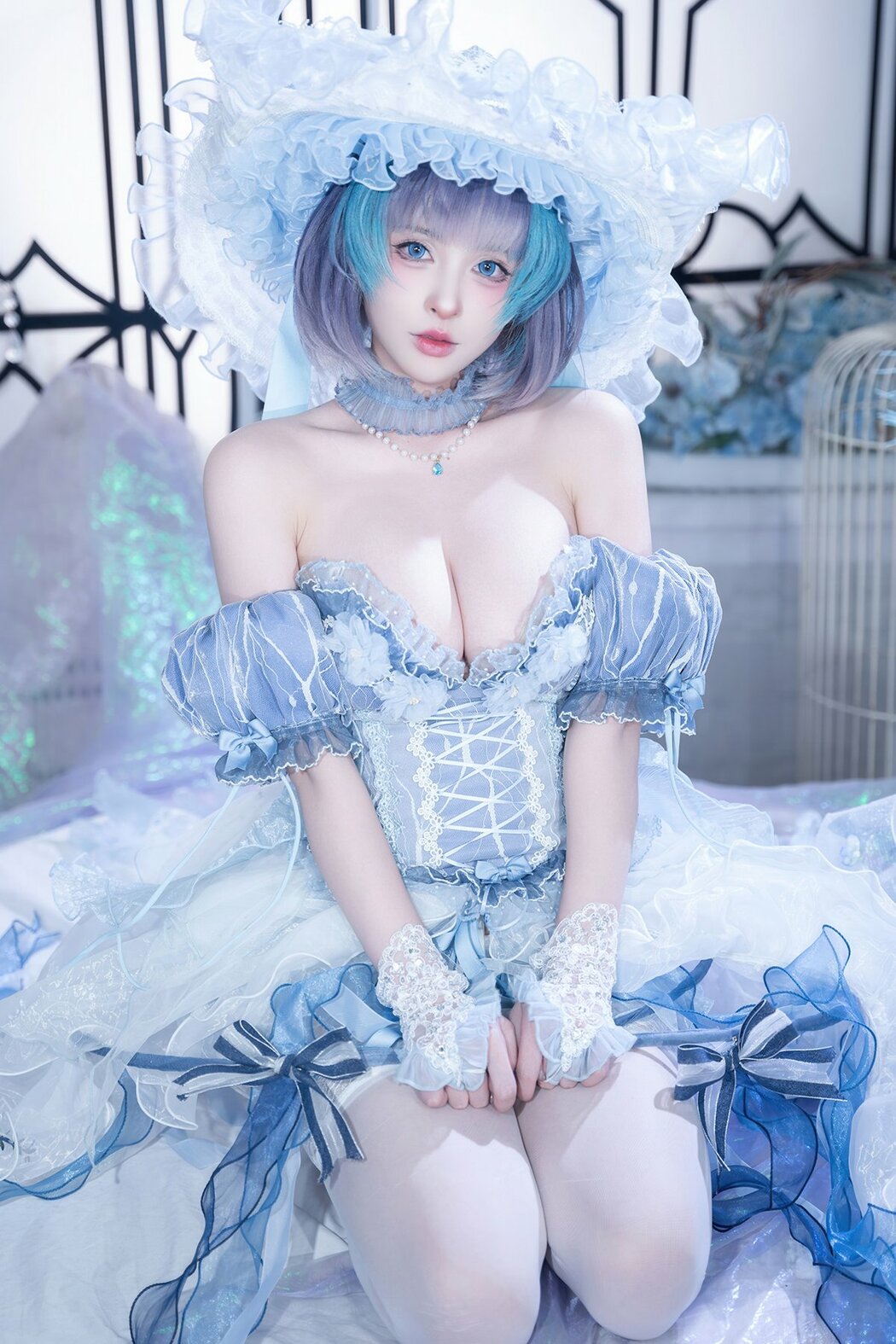 Coser@清水由乃 – 柴郡废稿礼服 (43P) Cover Photo