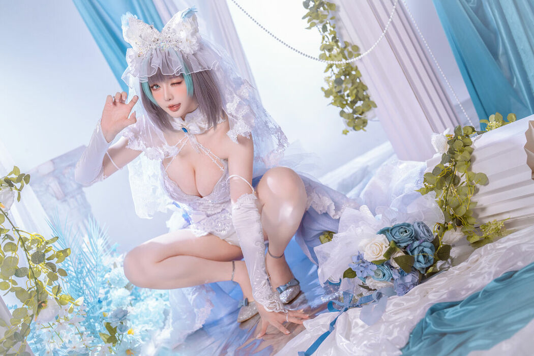 Coser@星之迟迟Hoshilily – 碧蓝航线 柴郡 (45P)