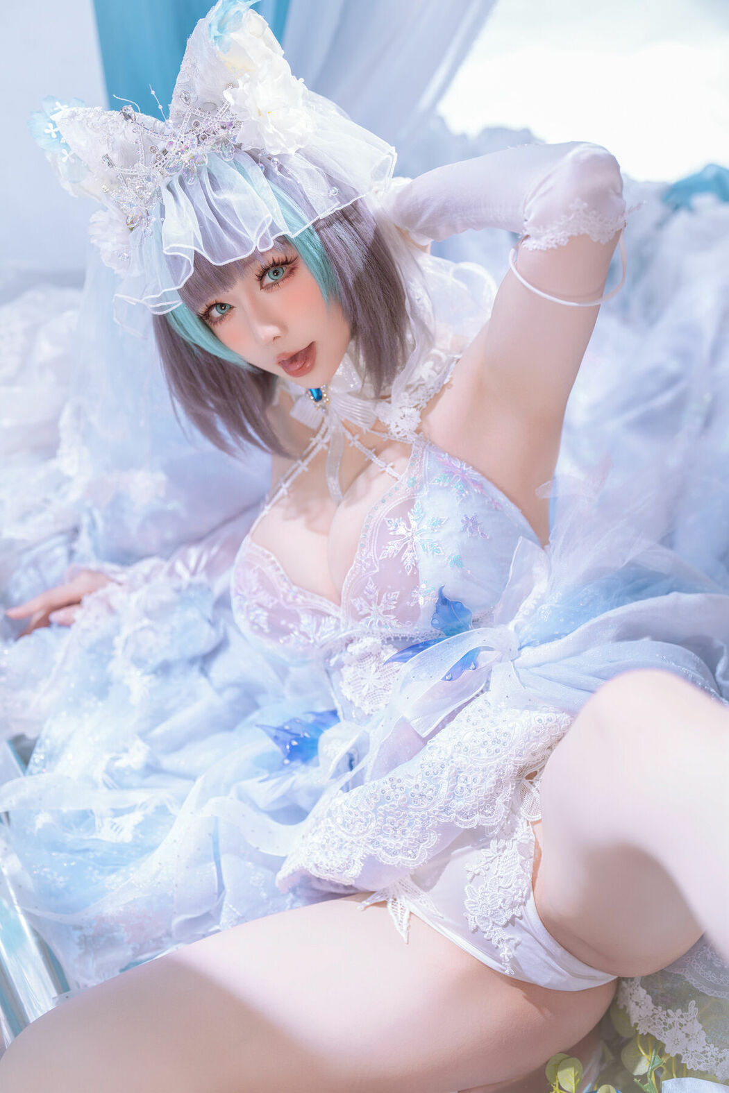 Coser@星之迟迟Hoshilily – 碧蓝航线 柴郡 (45P)