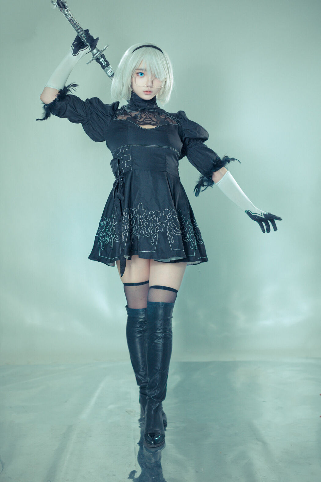Coser@钛合金TiTi – 莉犬酱 and 尼尔双人 Part01 (63P)