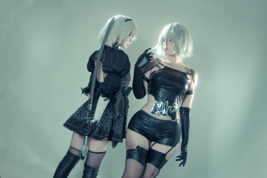 Coser@钛合金TiTi – 莉犬酱 and 尼尔双人 Part01 (63P)
