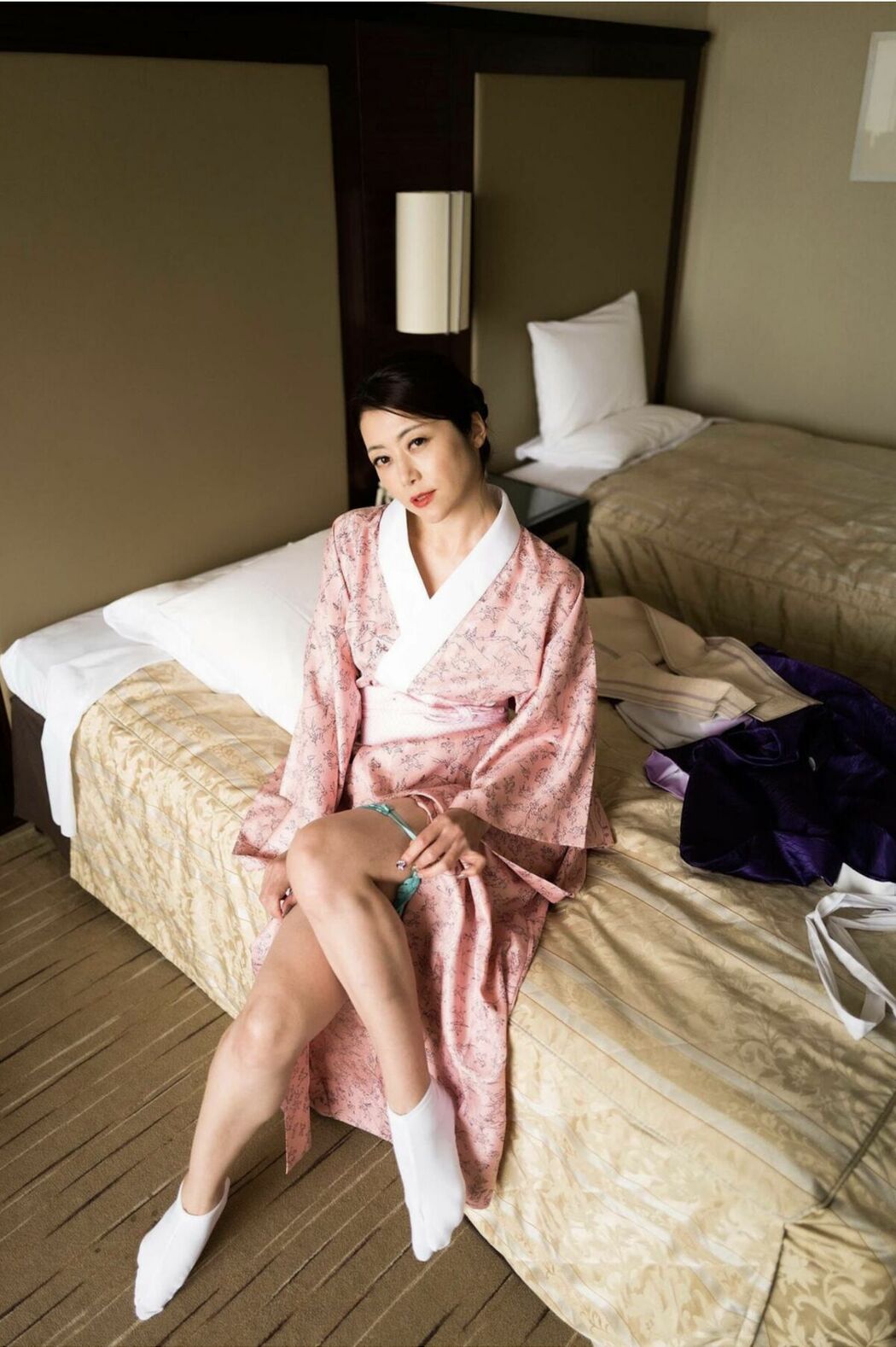 JP Maki Hojo 北条麻妃 – 写真集 Violet Nude photo Collection (87P)