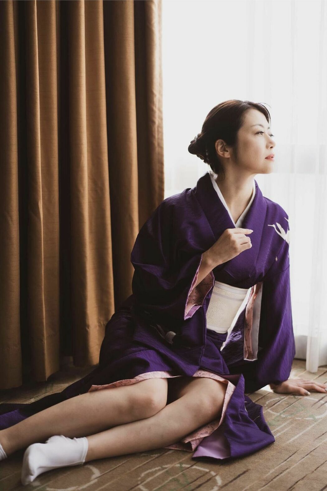 JP Maki Hojo 北条麻妃 – 写真集 Violet Nude photo Collection (87P)