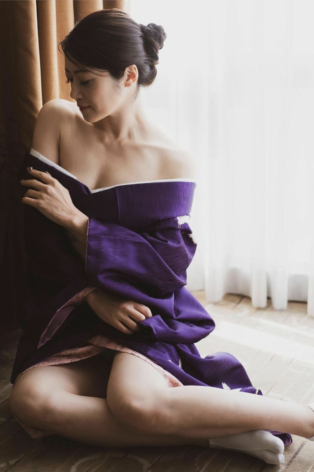 JP Maki Hojo 北条麻妃 – 写真集 Violet Nude photo Collection (87P)