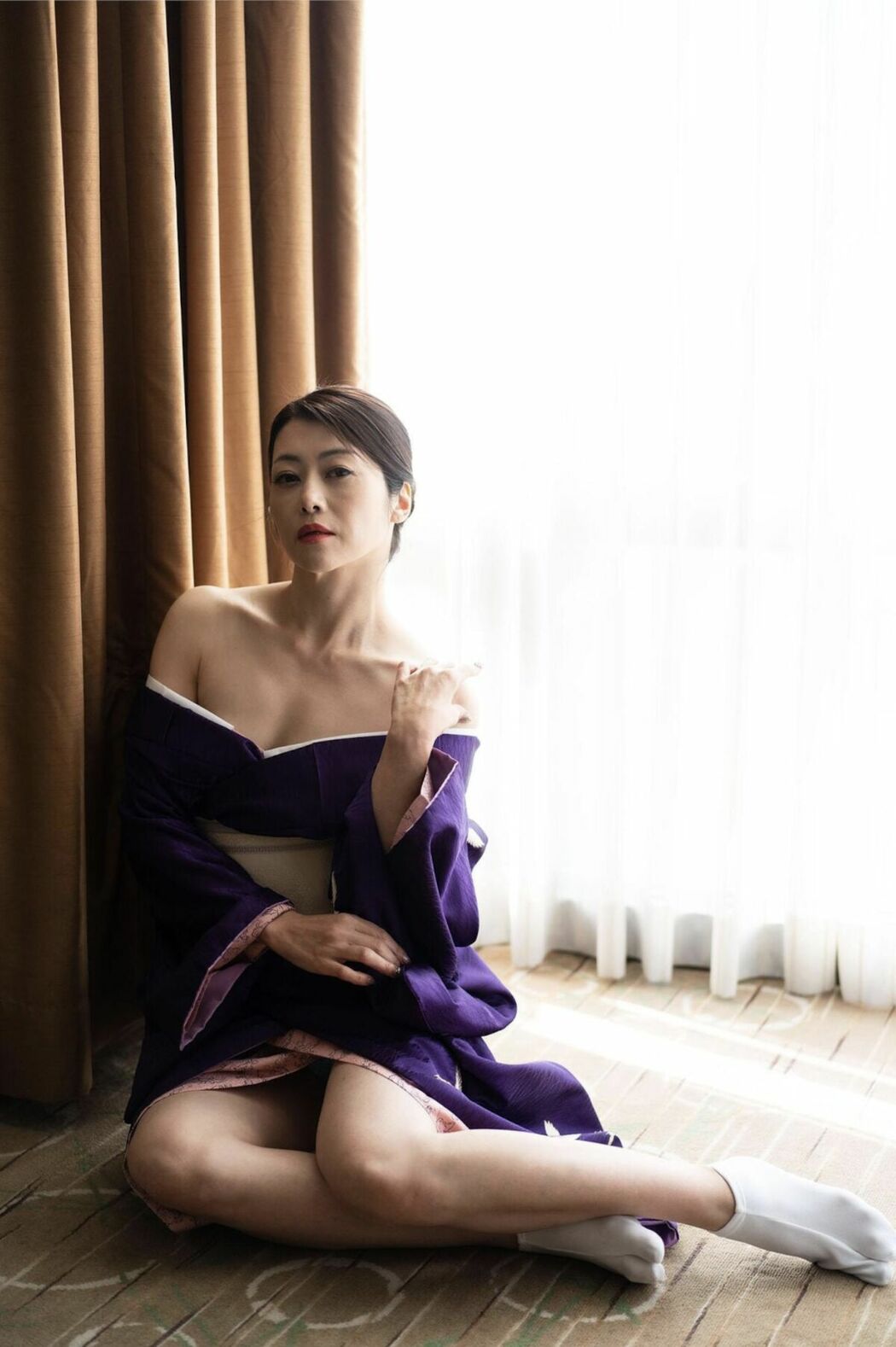 JP Maki Hojo 北条麻妃 – 写真集 Violet Nude photo Collection (87P)