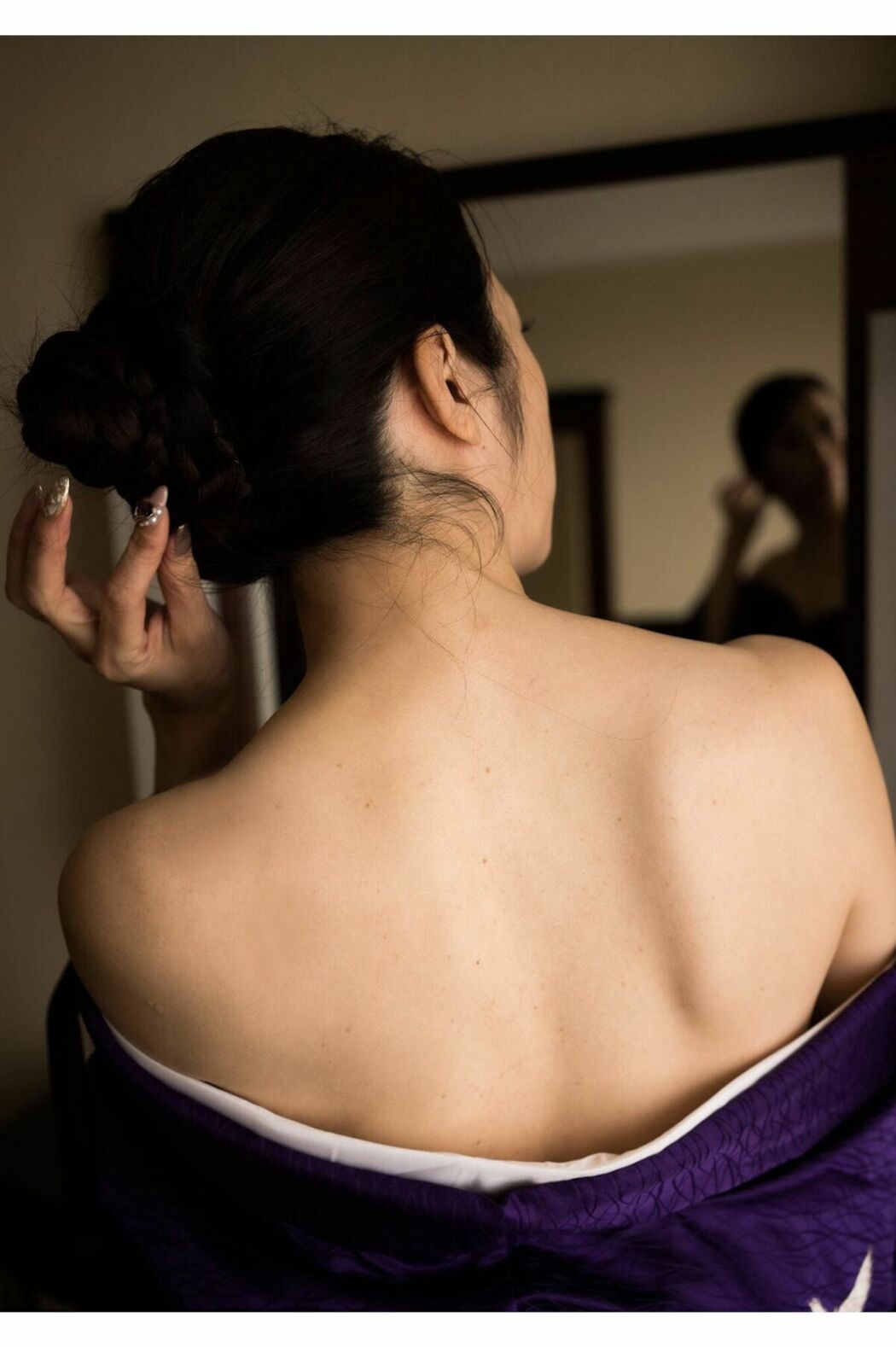 JP Maki Hojo 北条麻妃 – 写真集 Violet Nude photo Collection (87P)