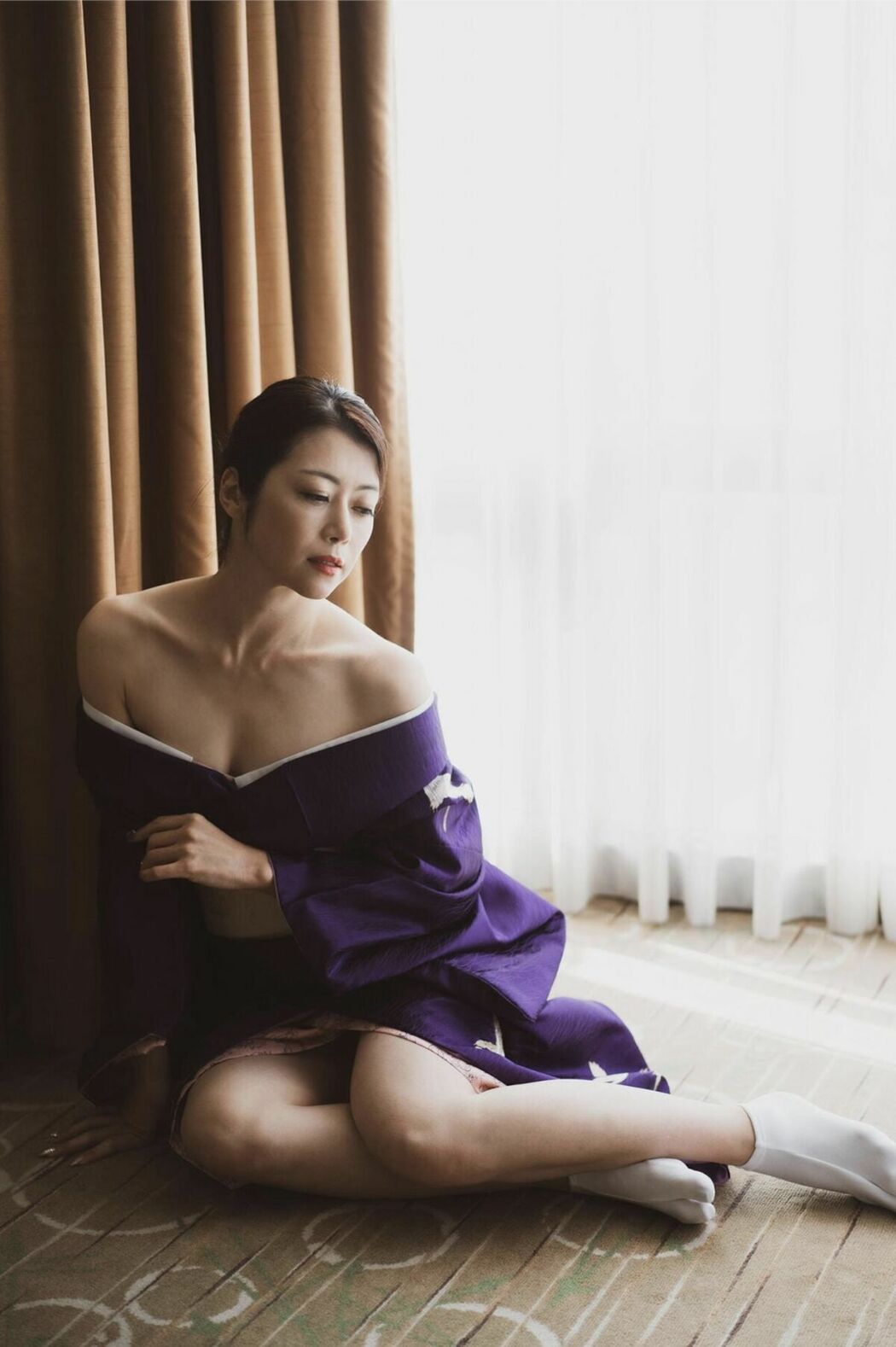 JP Maki Hojo 北条麻妃 – 写真集 Violet Nude photo Collection (87P)