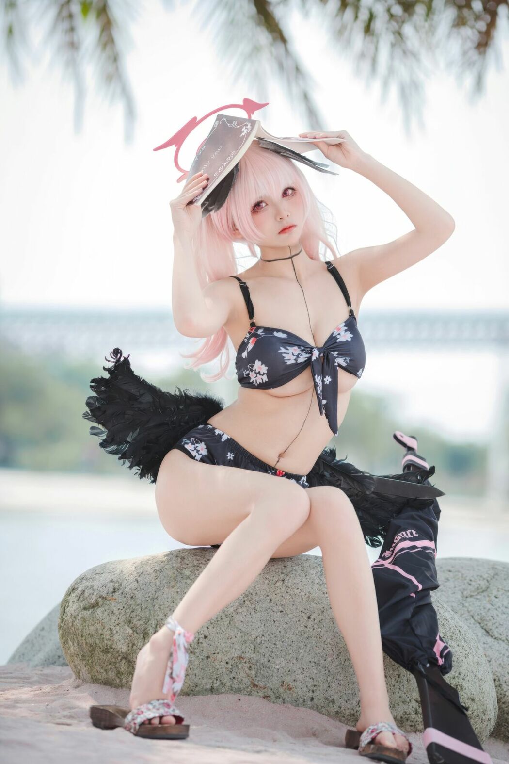 Coser@九柒喵 – 碧蓝航线 小春泳装 (28P)