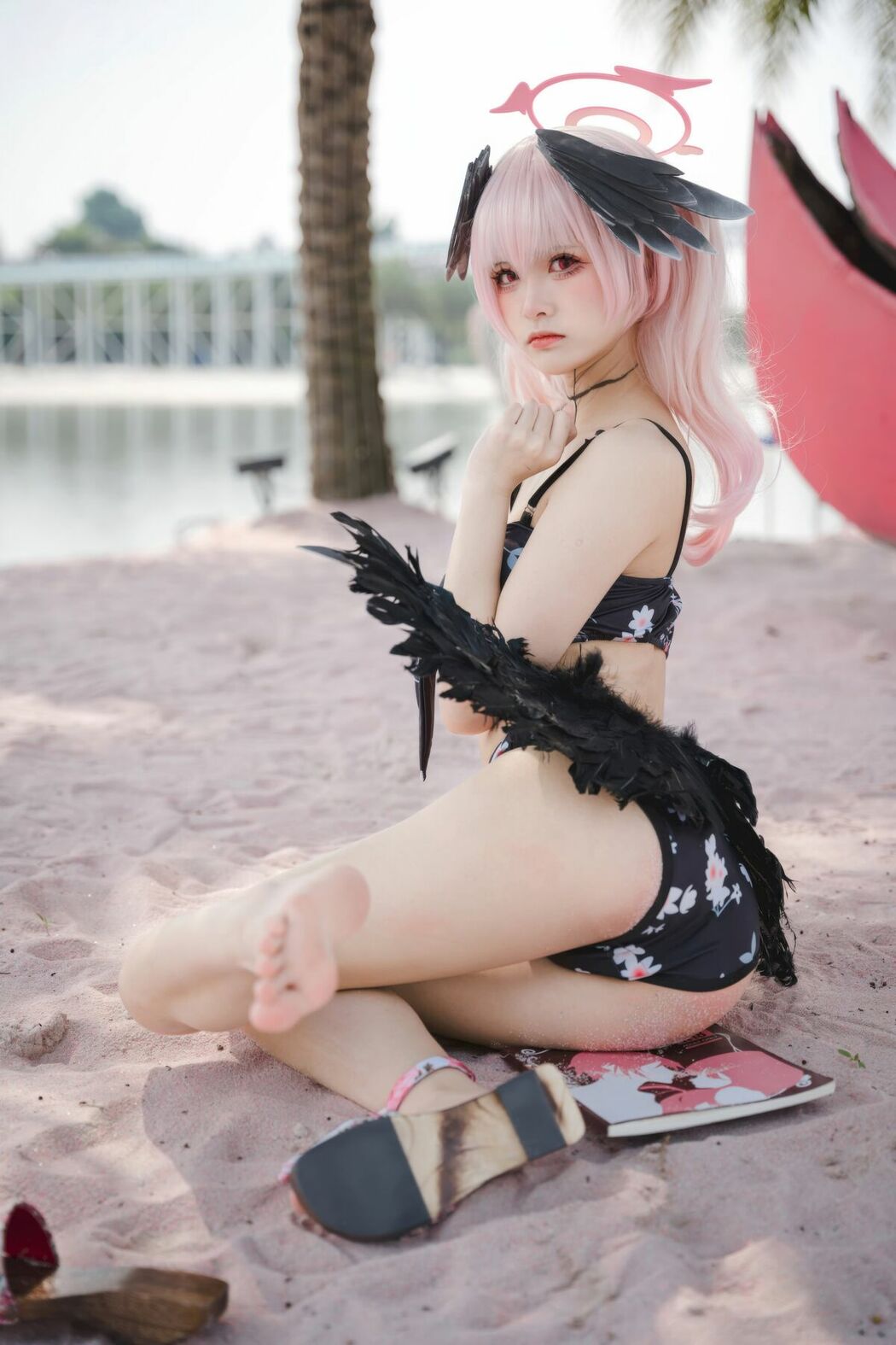Coser@九柒喵 – 碧蓝航线 小春泳装 (28P)
