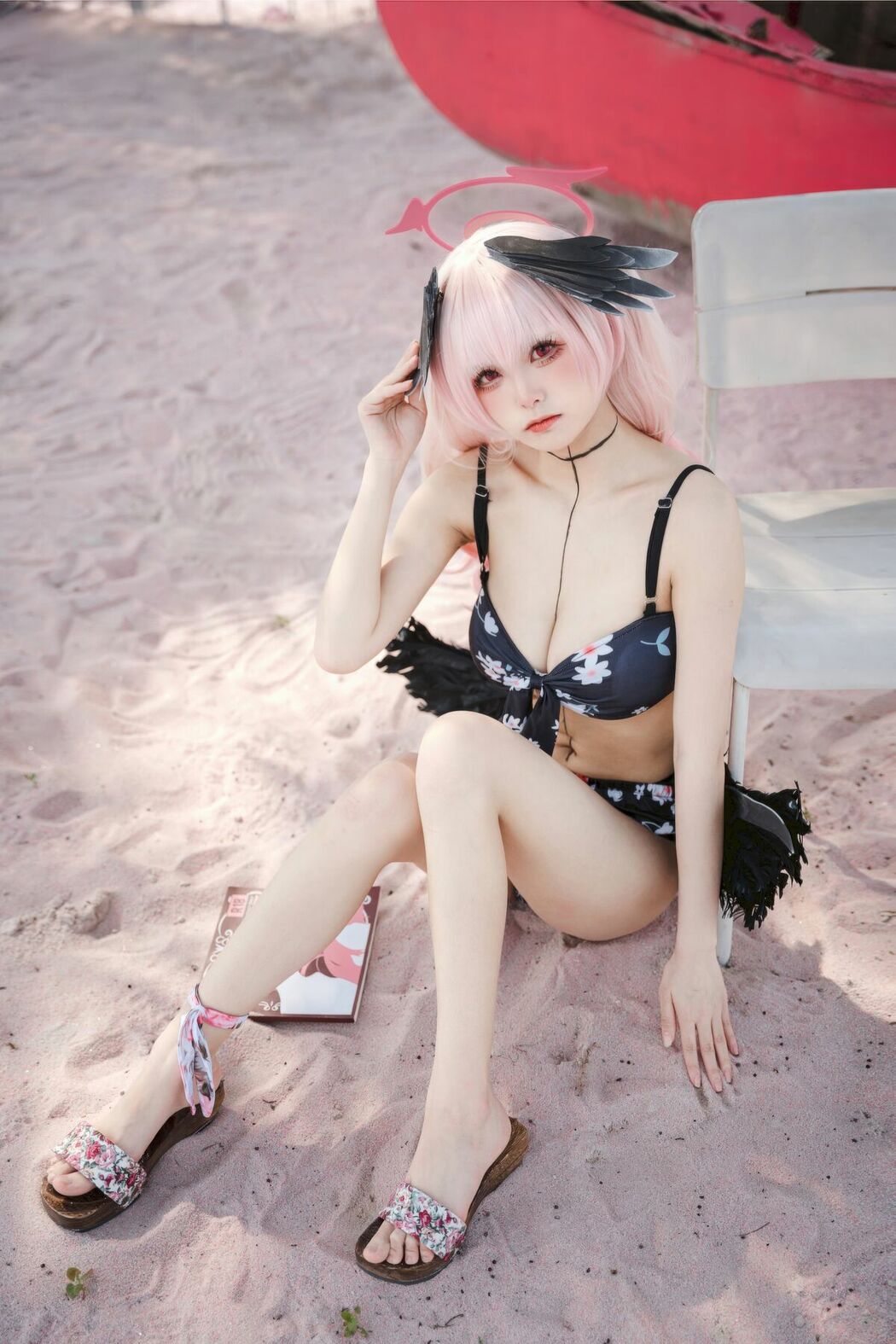 Coser@九柒喵 – 碧蓝航线 小春泳装 (28P)