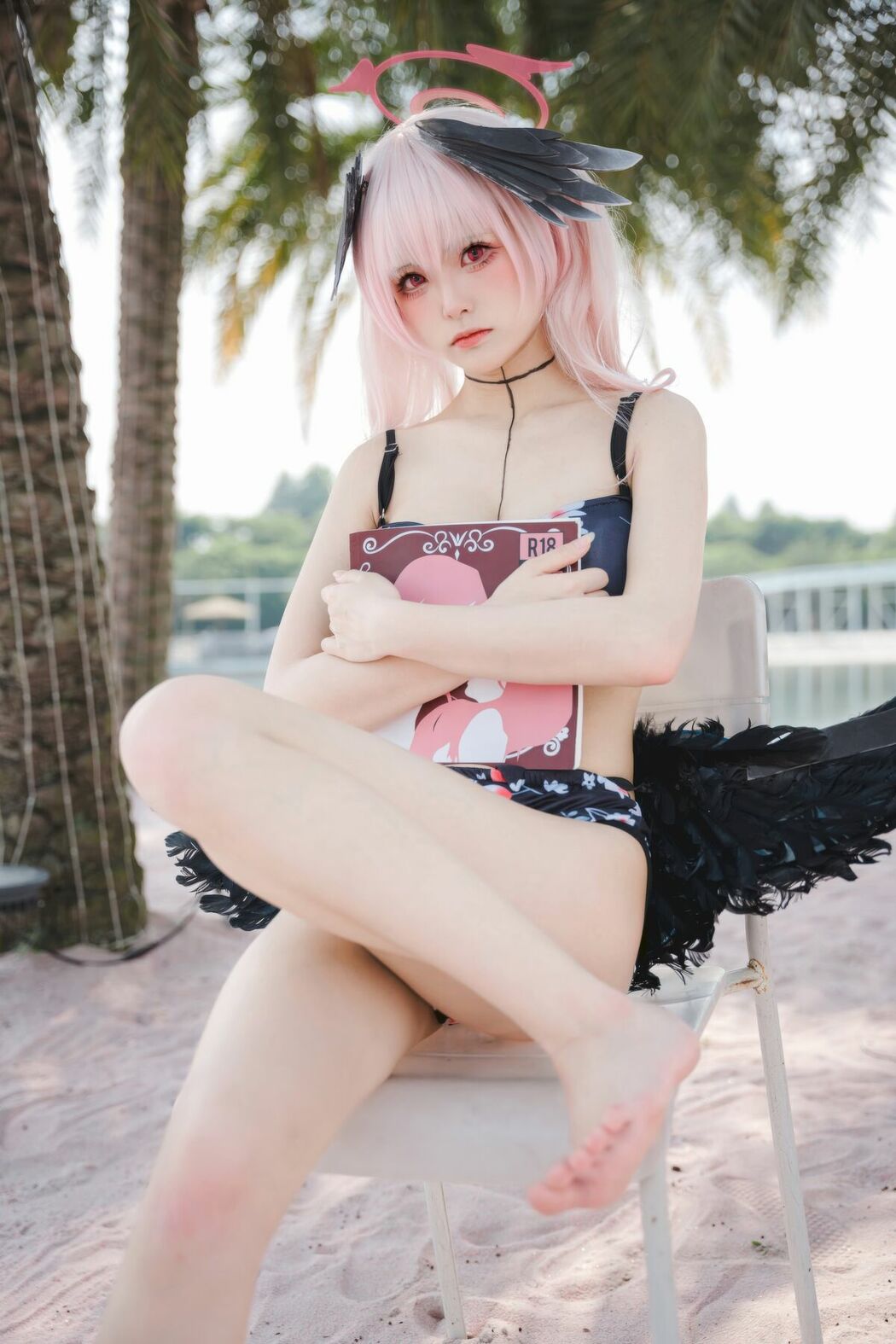 Coser@九柒喵 – 碧蓝航线 小春泳装 (28P)