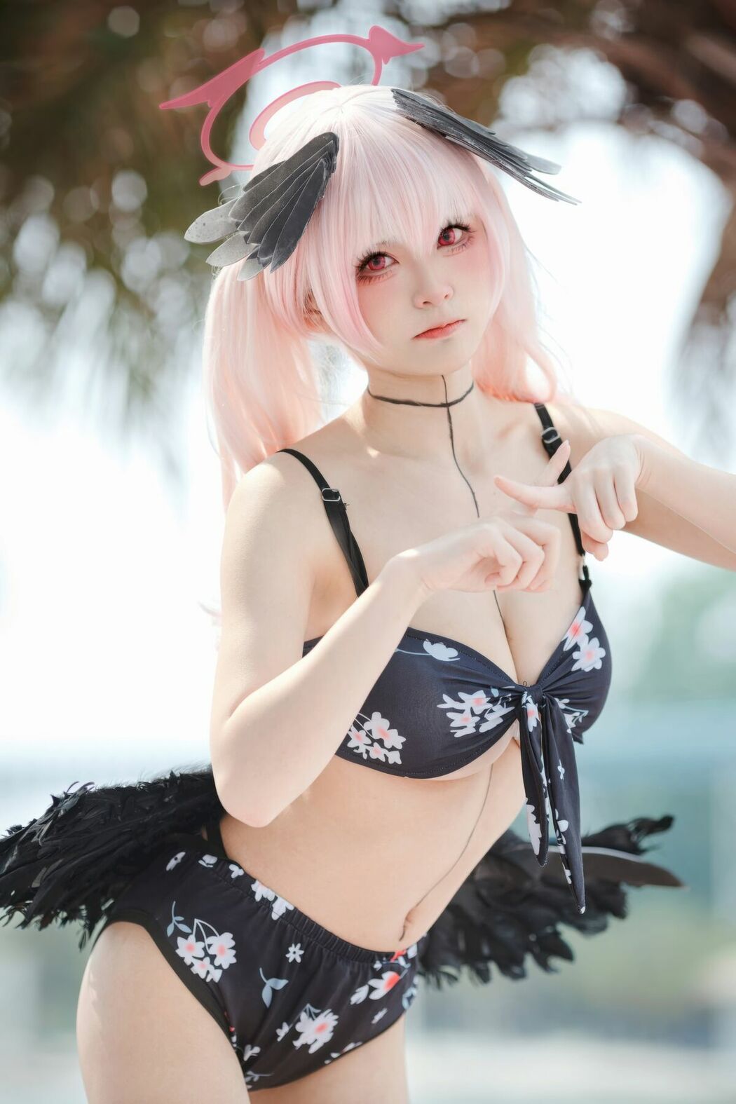 Coser@九柒喵 – 碧蓝航线 小春泳装 (28P)