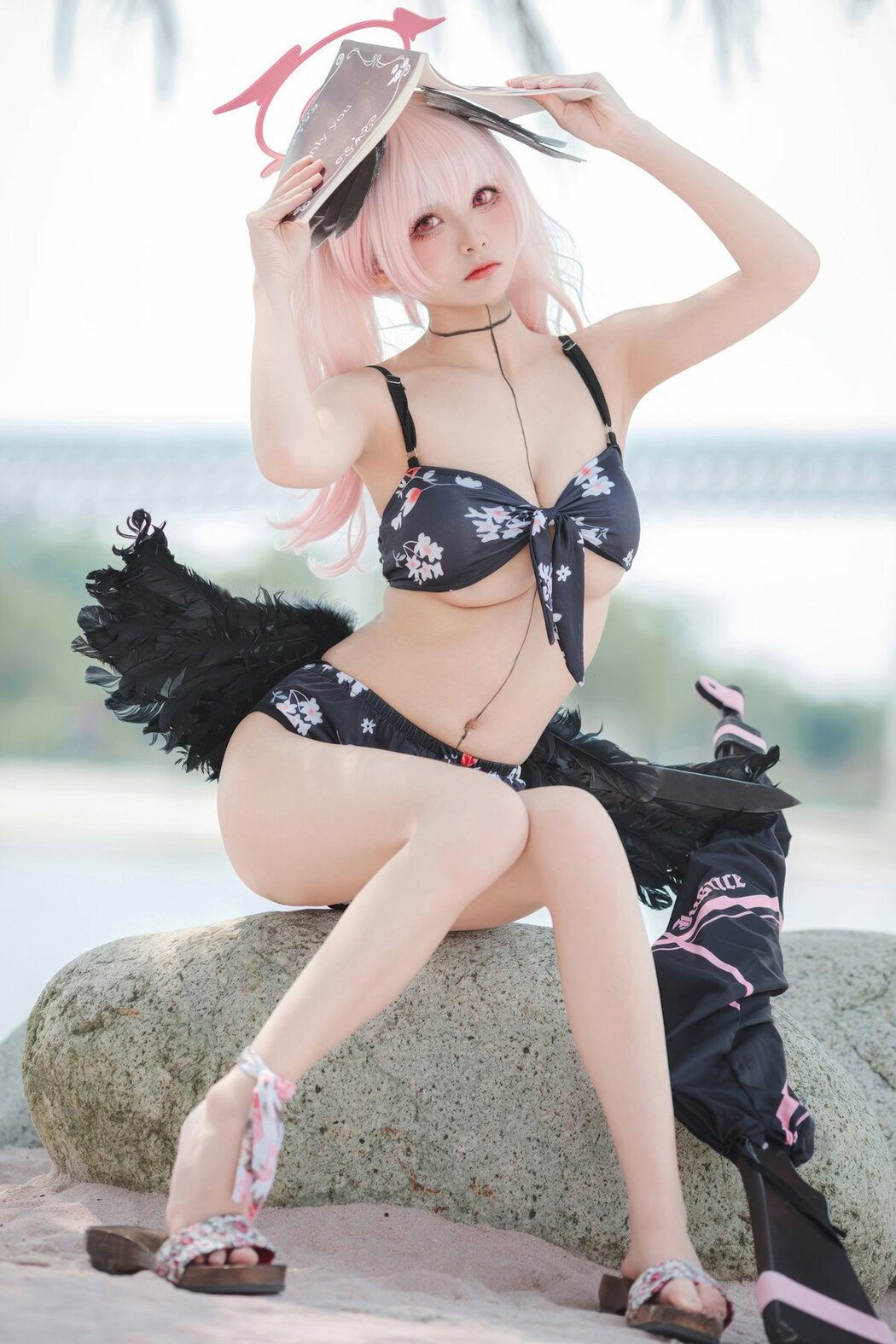 Coser@九柒喵 – 碧蓝航线 小春泳装 (28P) Cover Photo