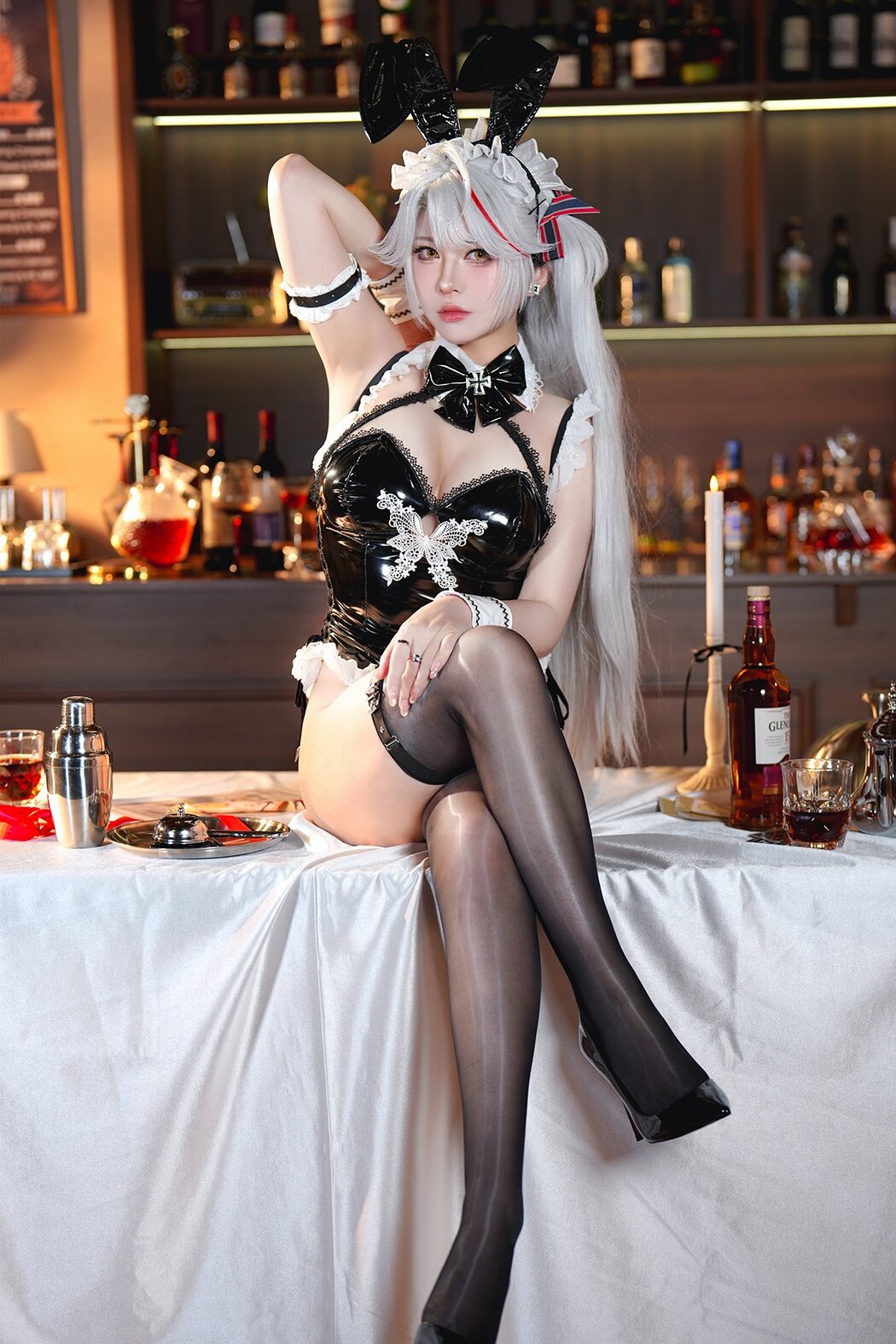 Coser@半半子 – 歐根親王Bunny (63P – 7V) Cover Photo