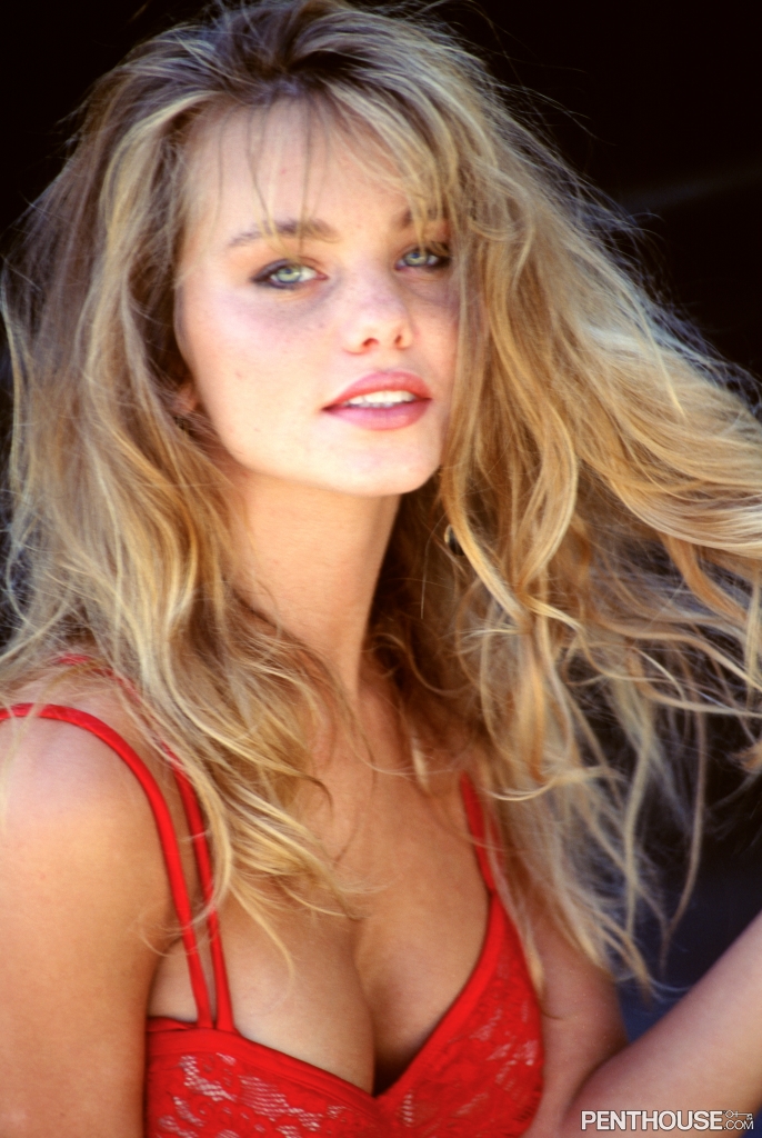 Andrea Mountjoy In Her Stunning Penthouse Pet Of The Month April 1994 Photoshoot By The Water