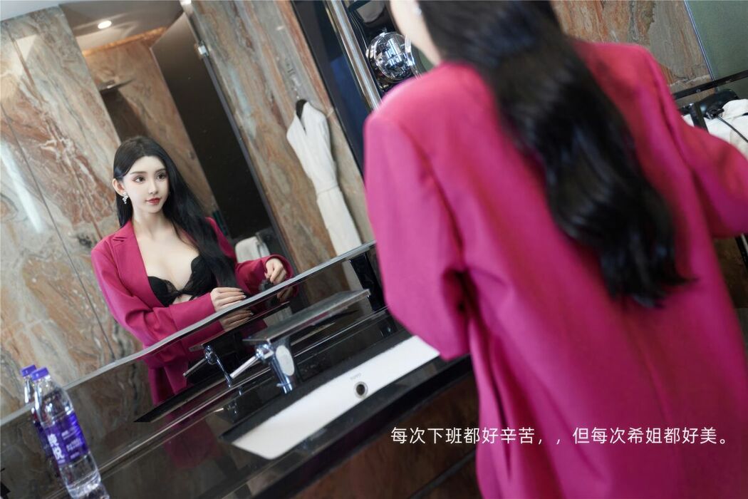内购无水印 Zhou Yuxi 周于希 – 秀人网模特 蕾丝黑丝直播 Part01 (56P)