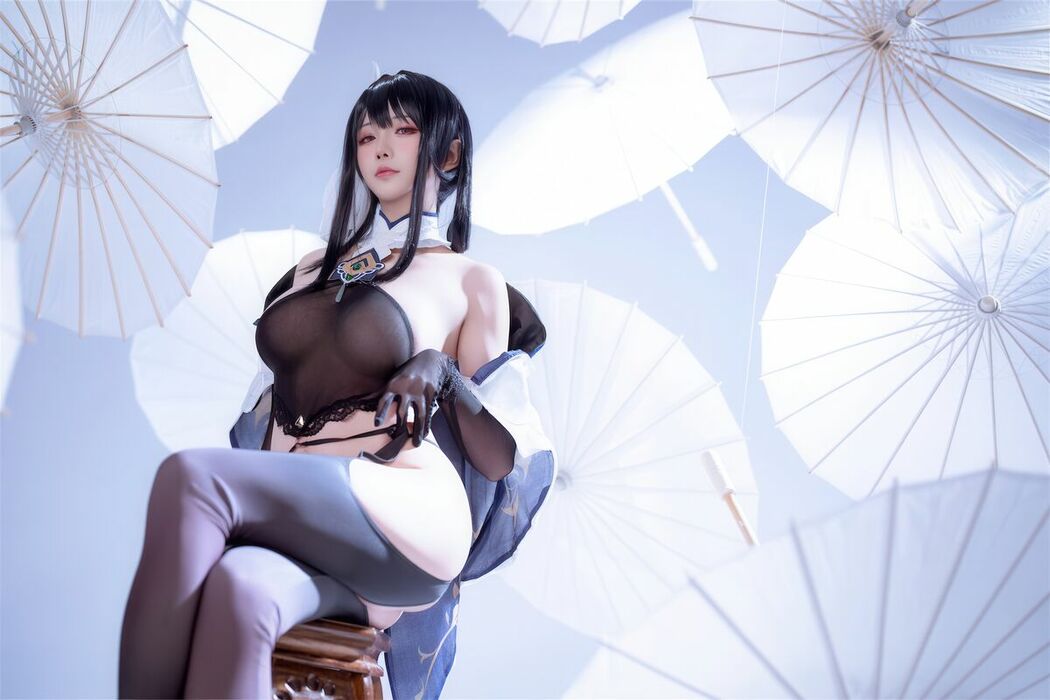 Coser@星之迟迟Hoshilily – Azur Lane Chen Hai 碧蓝航线 镇海改 (45P)