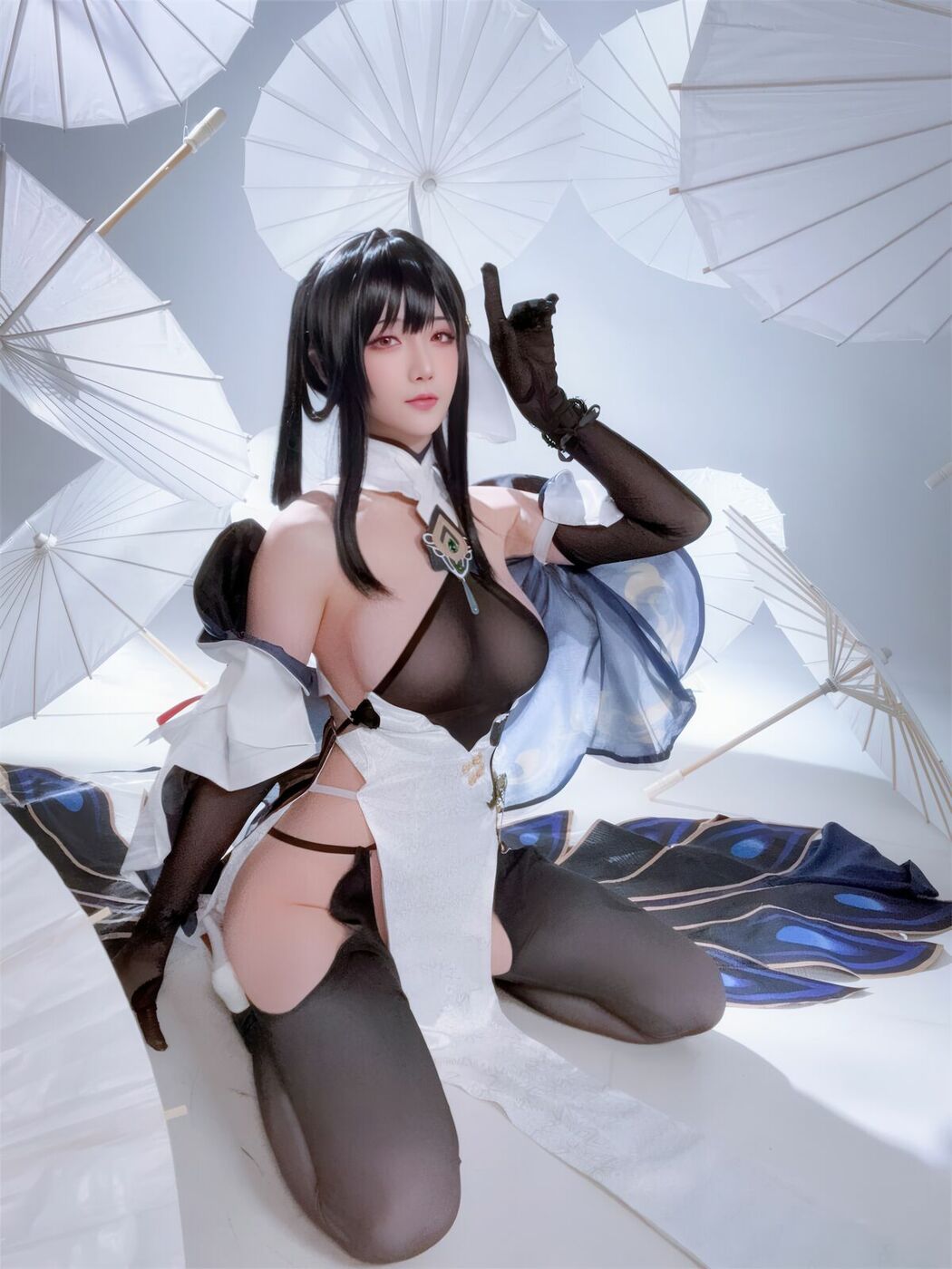 Coser@星之迟迟Hoshilily – Azur Lane Chen Hai 碧蓝航线 镇海改 (45P)