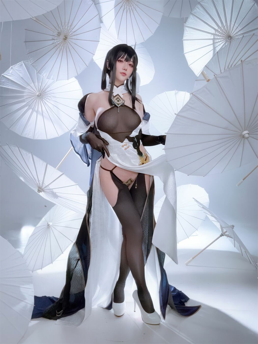 Coser@星之迟迟Hoshilily – Azur Lane Chen Hai 碧蓝航线 镇海改 (45P)