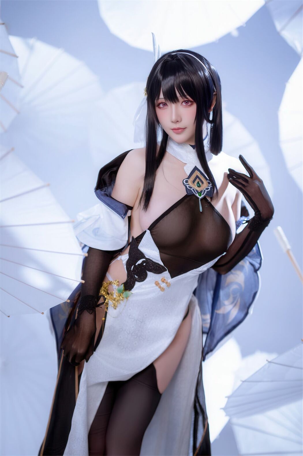 Coser@星之迟迟Hoshilily – Azur Lane Chen Hai 碧蓝航线 镇海改 (45P)