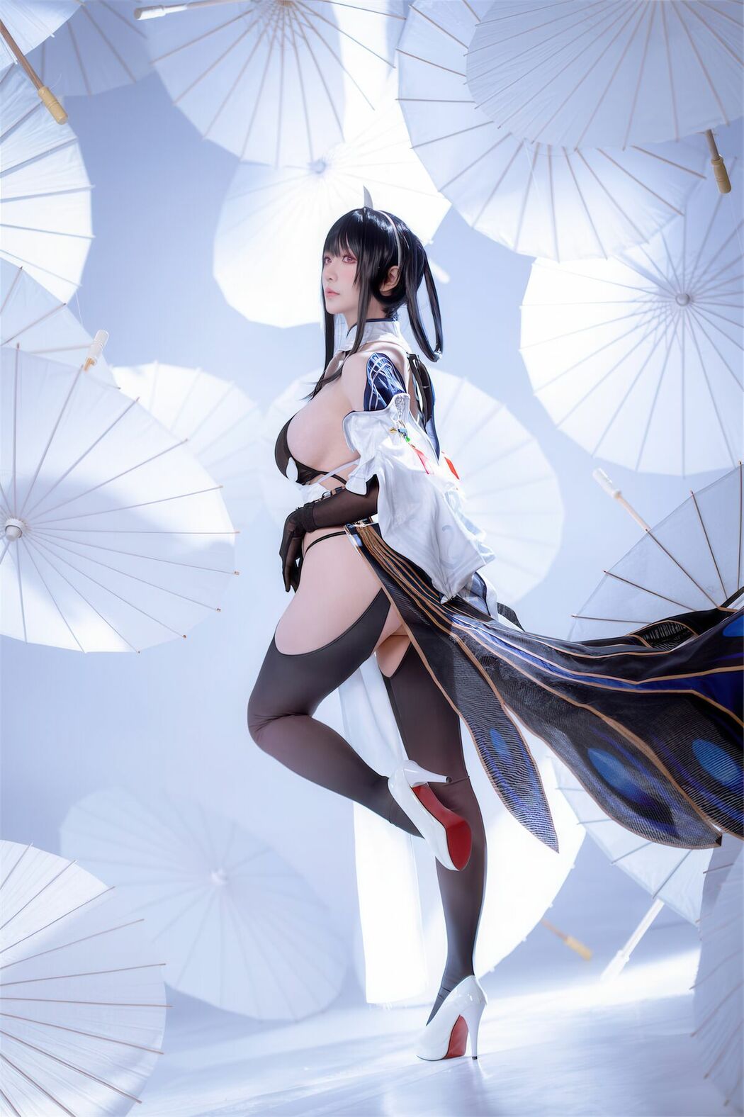 Coser@星之迟迟Hoshilily – Azur Lane Chen Hai 碧蓝航线 镇海改 (45P)