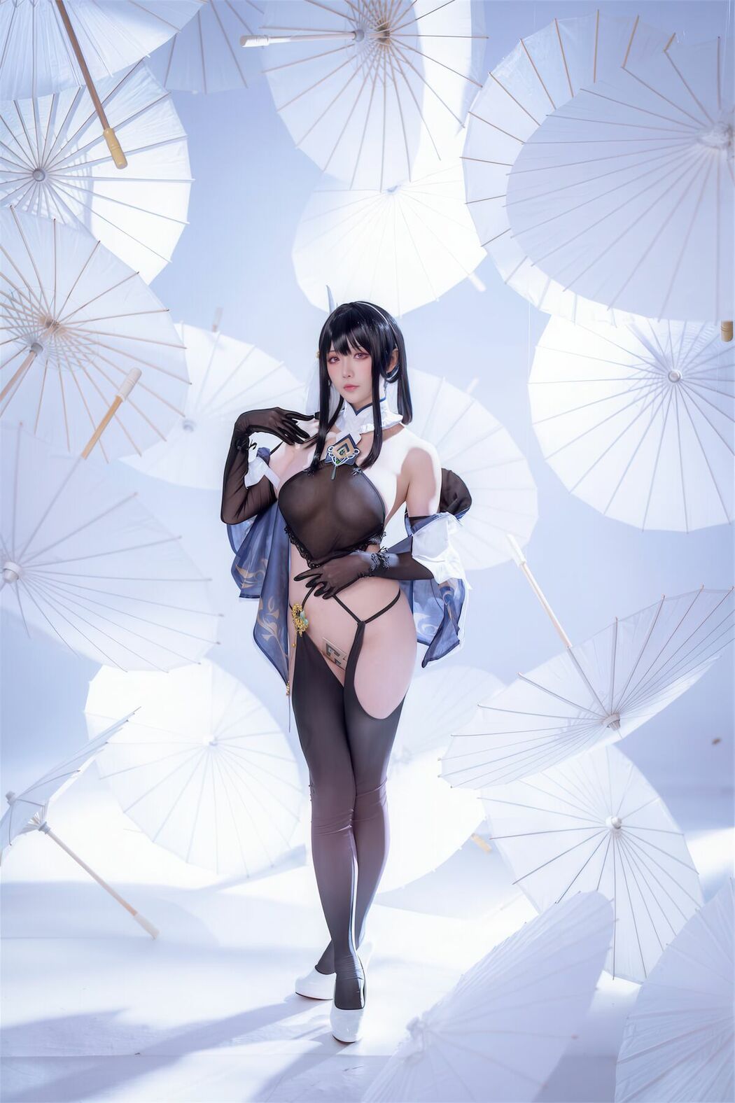 Coser@星之迟迟Hoshilily – Azur Lane Chen Hai 碧蓝航线 镇海改 (45P)