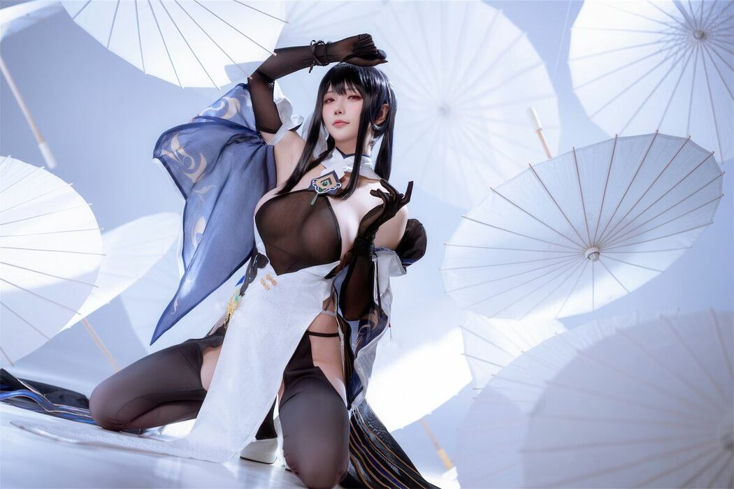 Coser@星之迟迟Hoshilily – Azur Lane Chen Hai 碧蓝航线 镇海改 (45P)