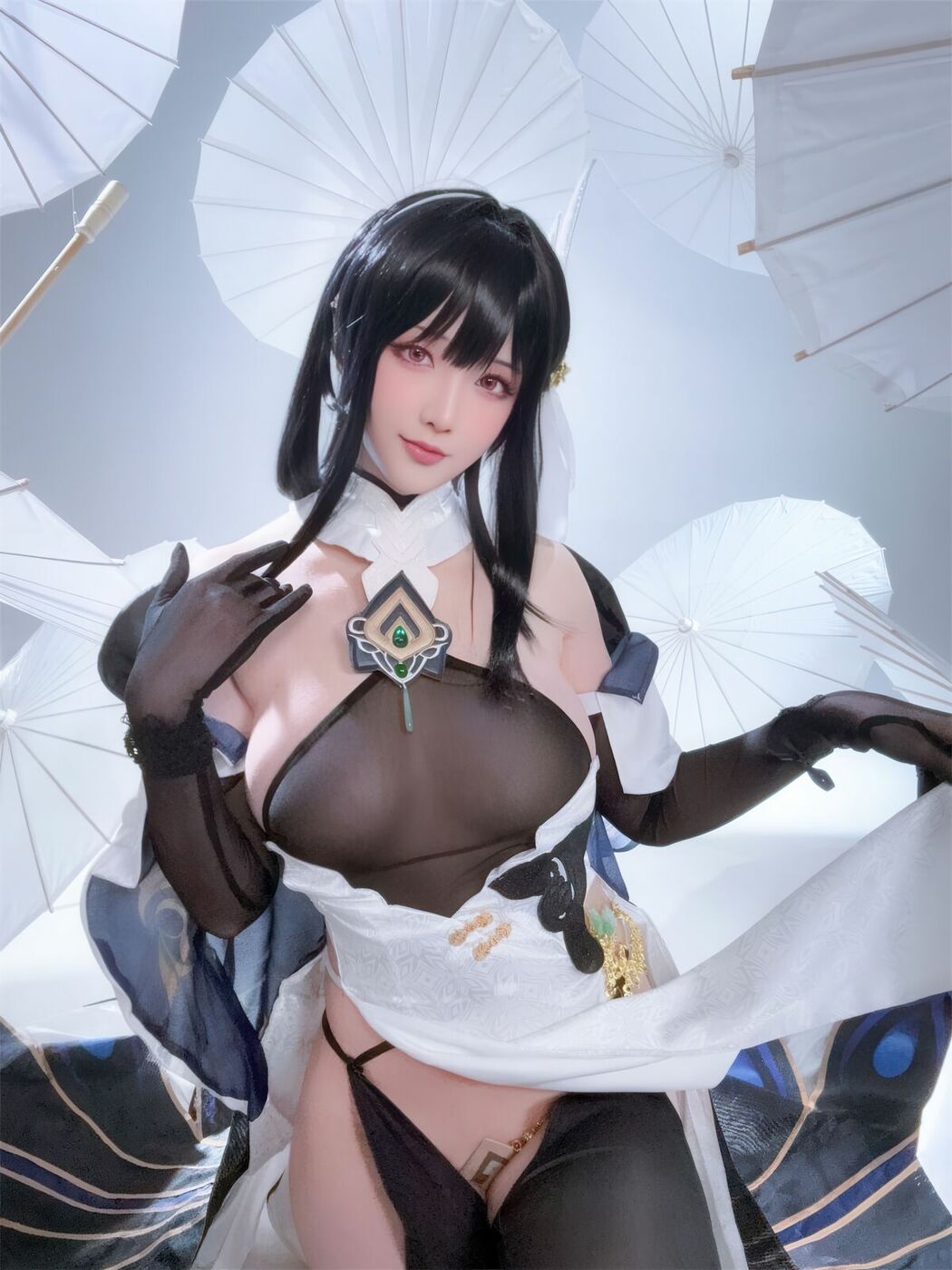 Coser@星之迟迟Hoshilily – Azur Lane Chen Hai 碧蓝航线 镇海改 (45P)