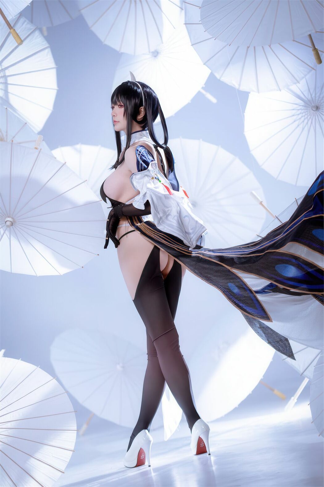 Coser@星之迟迟Hoshilily – Azur Lane Chen Hai 碧蓝航线 镇海改 (45P)