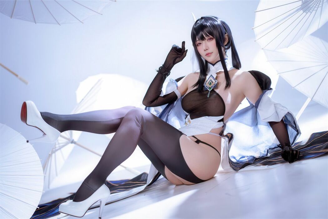 Coser@星之迟迟Hoshilily – Azur Lane Chen Hai 碧蓝航线 镇海改 (45P)