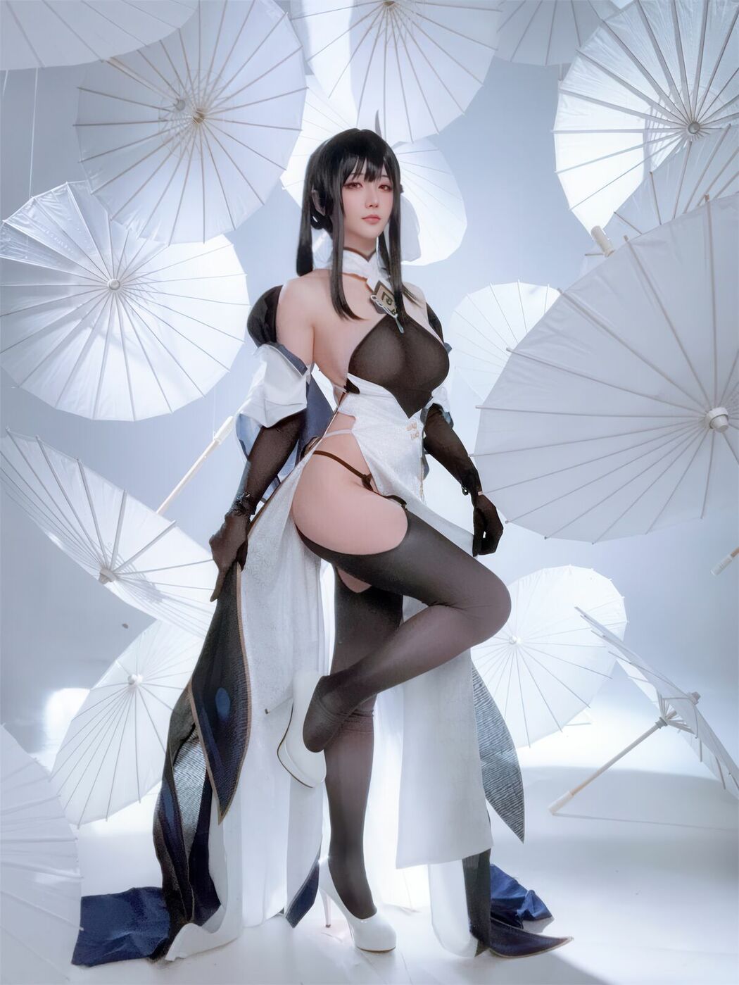 Coser@星之迟迟Hoshilily – Azur Lane Chen Hai 碧蓝航线 镇海改 (45P)