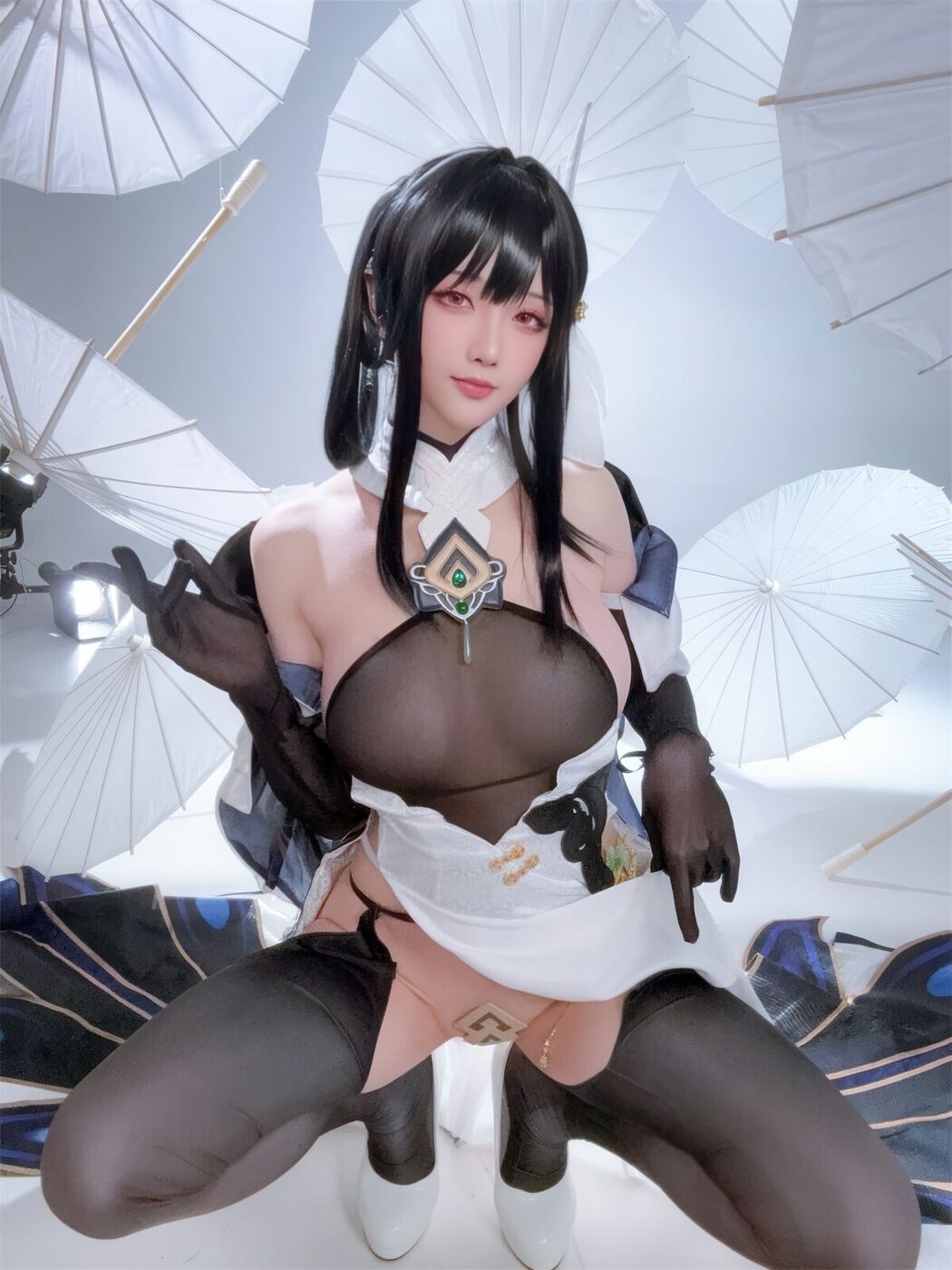 Coser@星之迟迟Hoshilily – Azur Lane Chen Hai 碧蓝航线 镇海改 (45P)